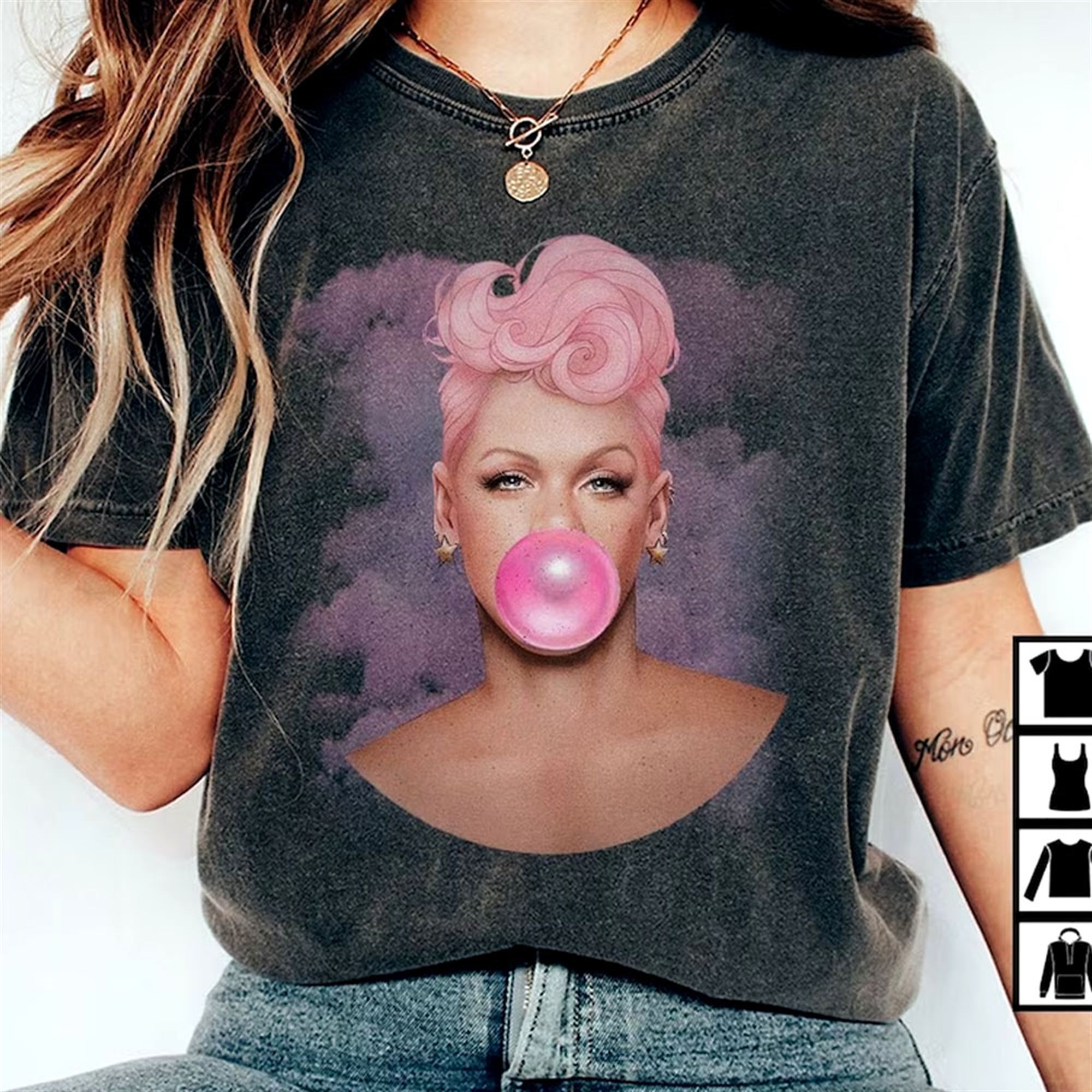 P!nk Pink Singer Bubblegum Carnival 2023 Tour T-shirt Sweatshirt