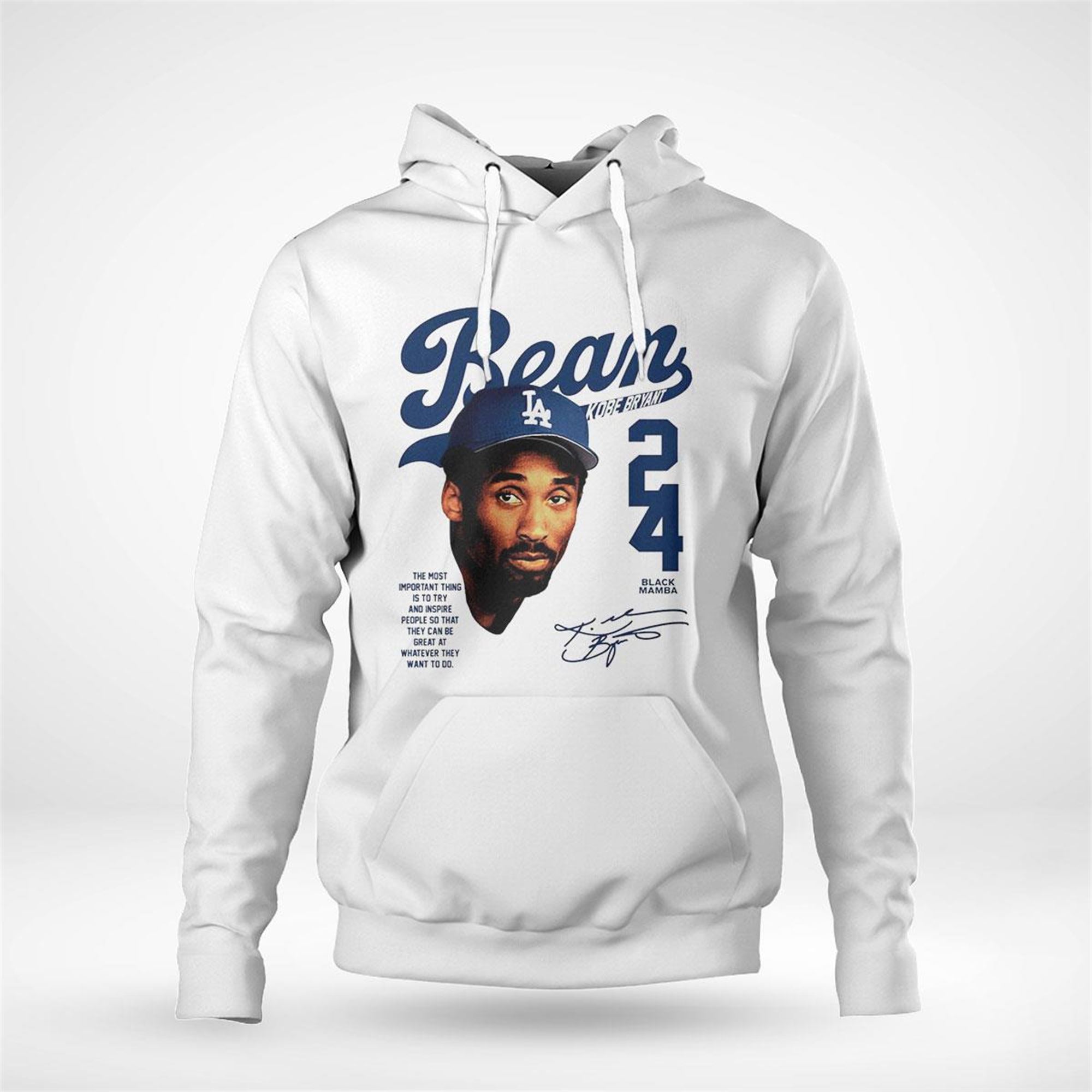 Kobe Bryant Los Angeles Dodgers signature KB Bean shirt, hoodie