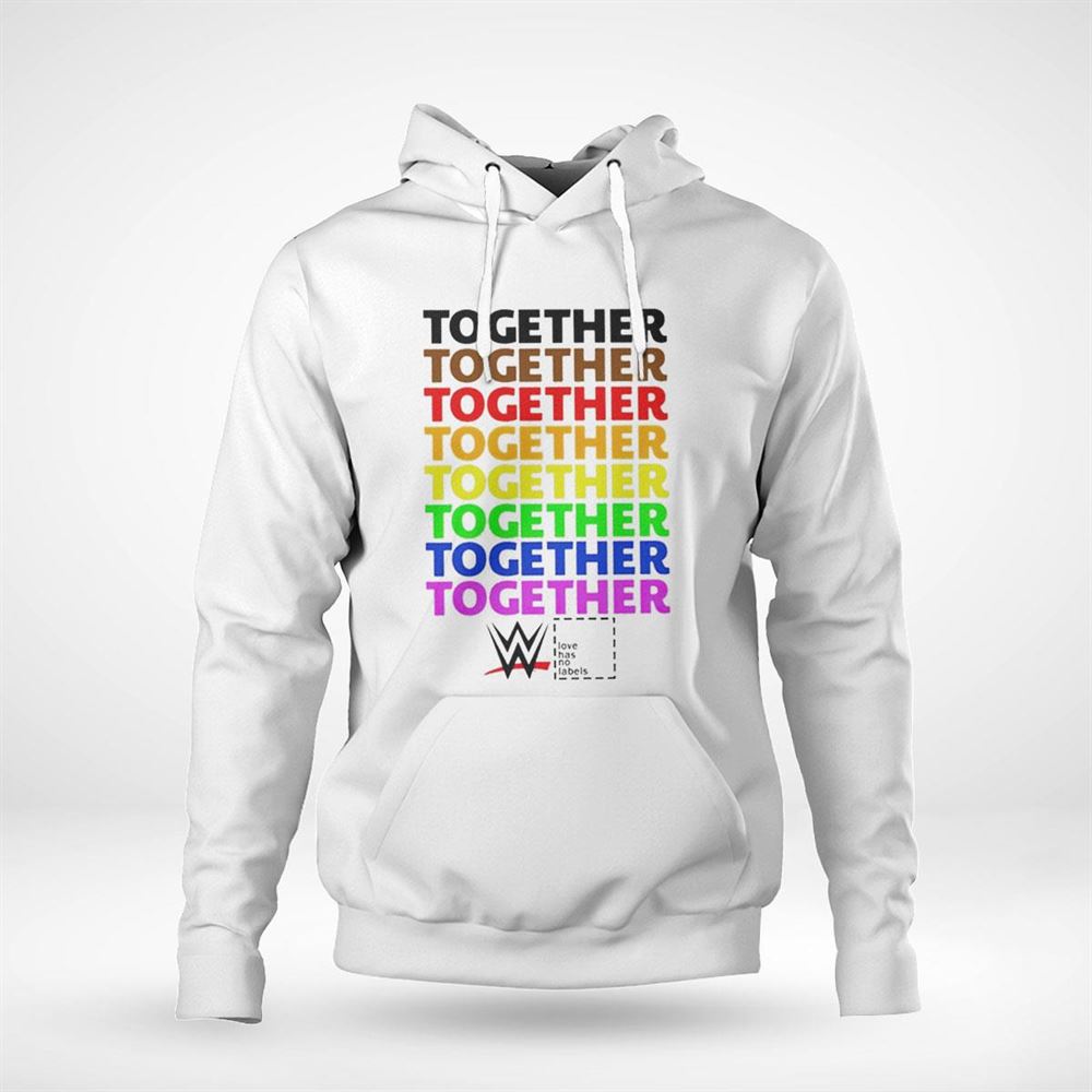 Wwe Together Pride Love Has No Labels Shirt
