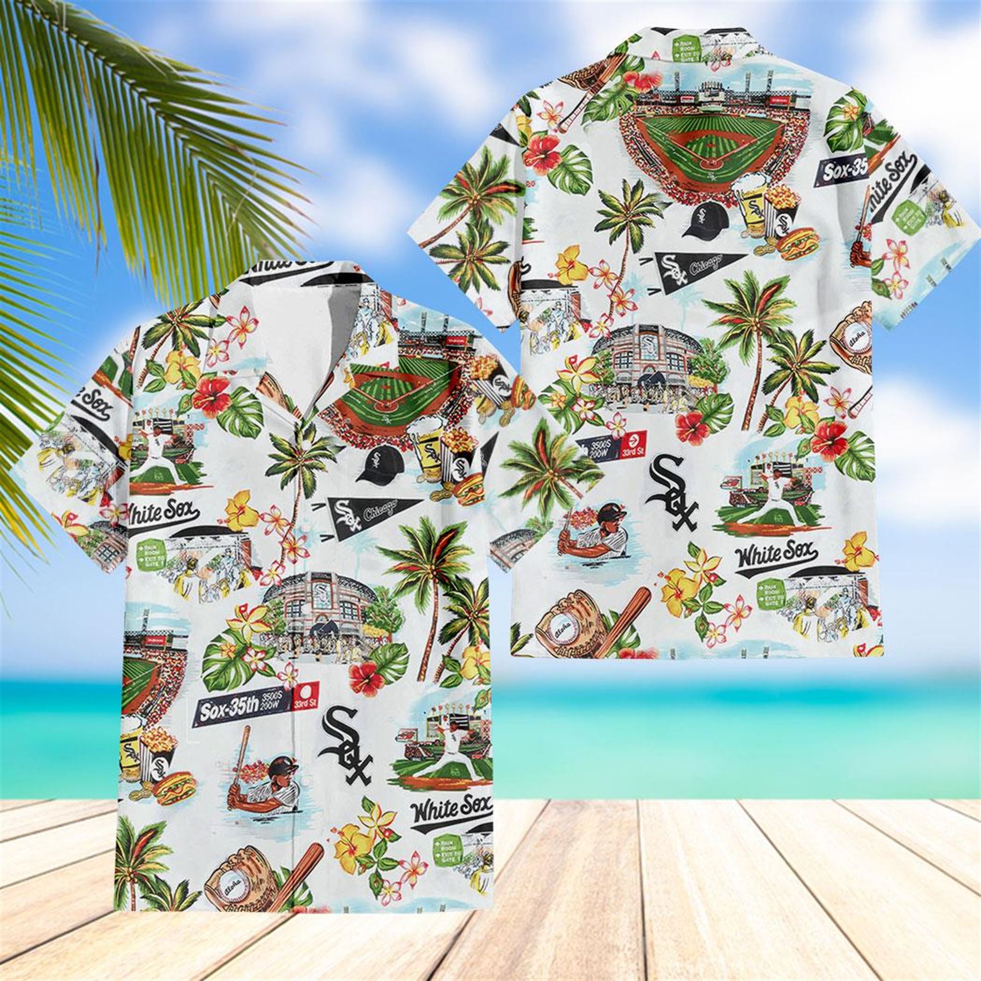 Chicago White Sox Hawaiian Shirt and Shorts 2022