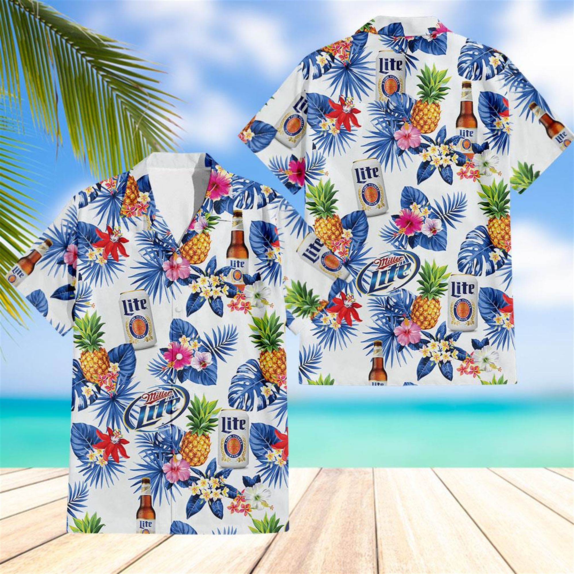 Padres Scenic Mlb Hawaiian Shirt Beach Shorts