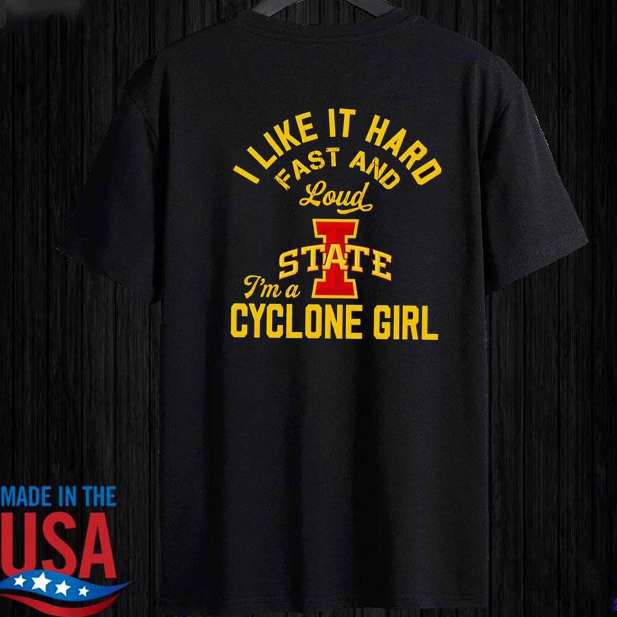 I Like It Hard Fast And Loud Im A Cyclone Girl T-shirt Hoodie