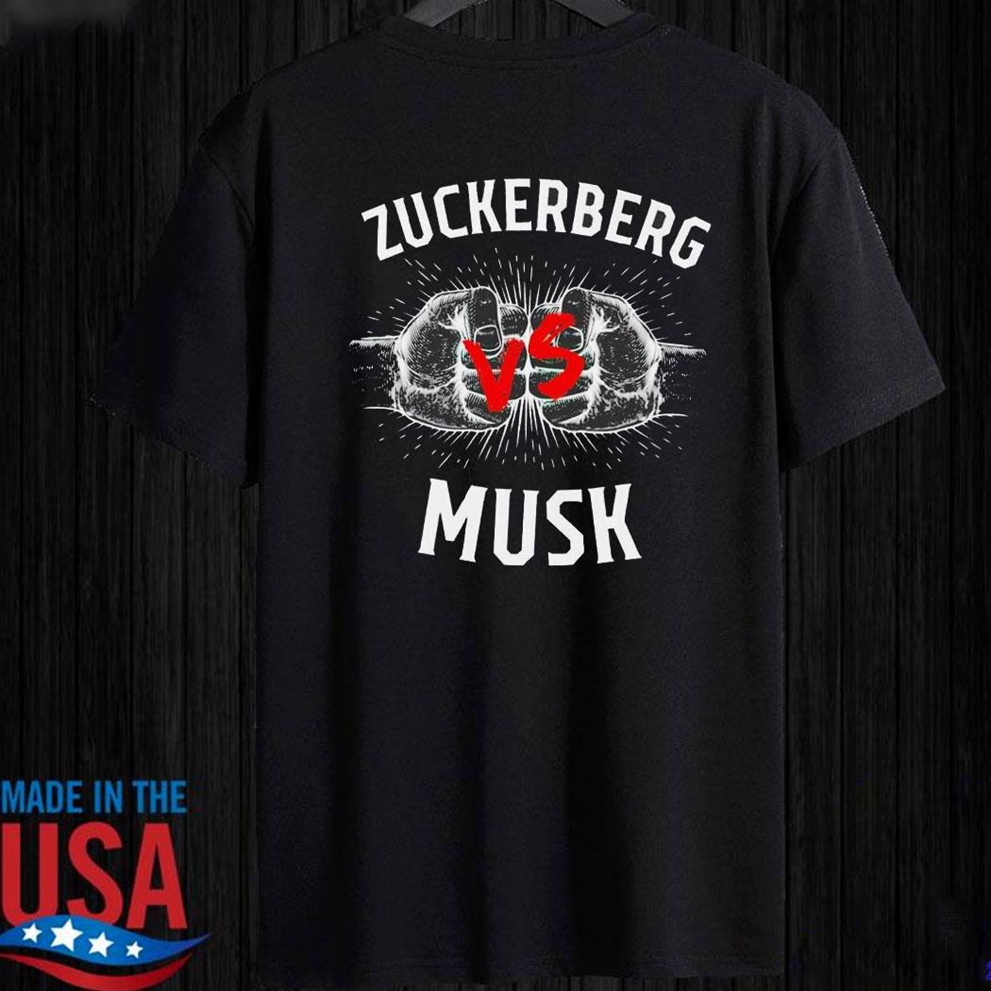 Zuckerberg Vs Musk Cage Match T-shirt Hoodie