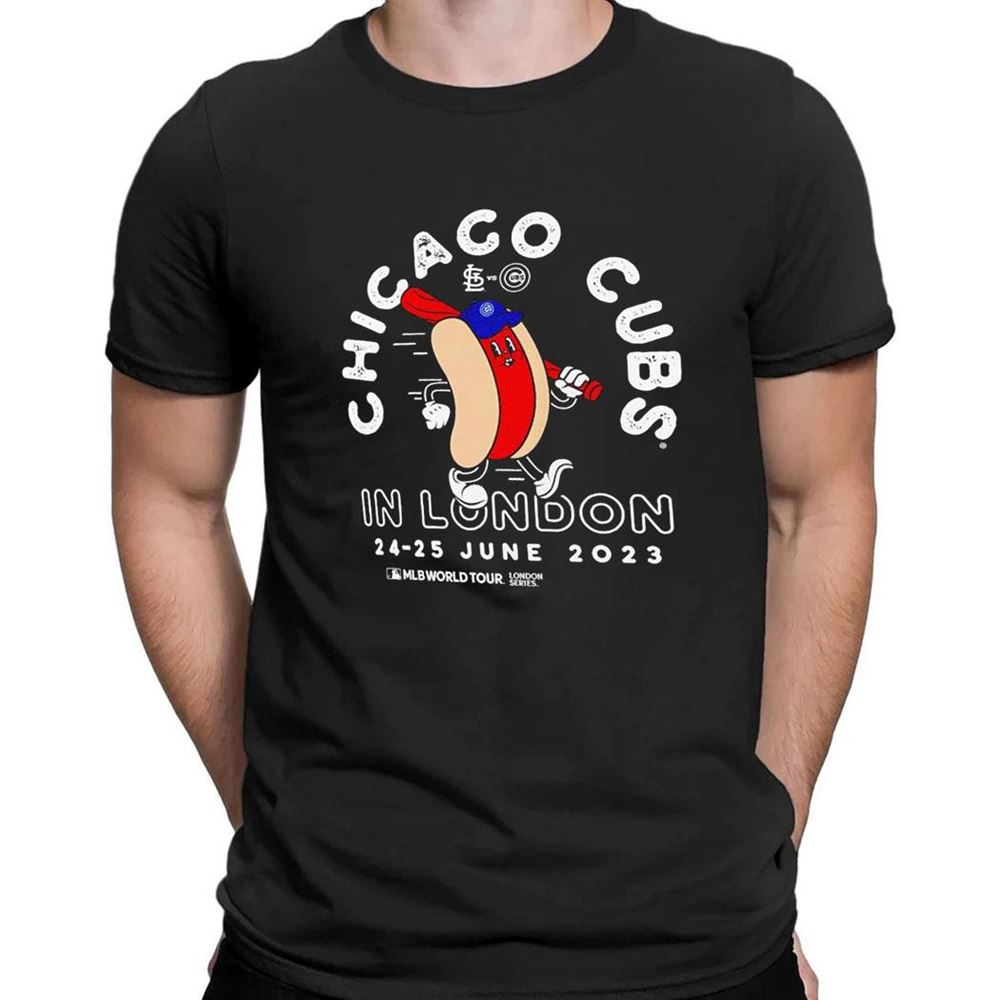 Chicago Cubs Mlb World Tour London Series City Dog 2023 Shirt