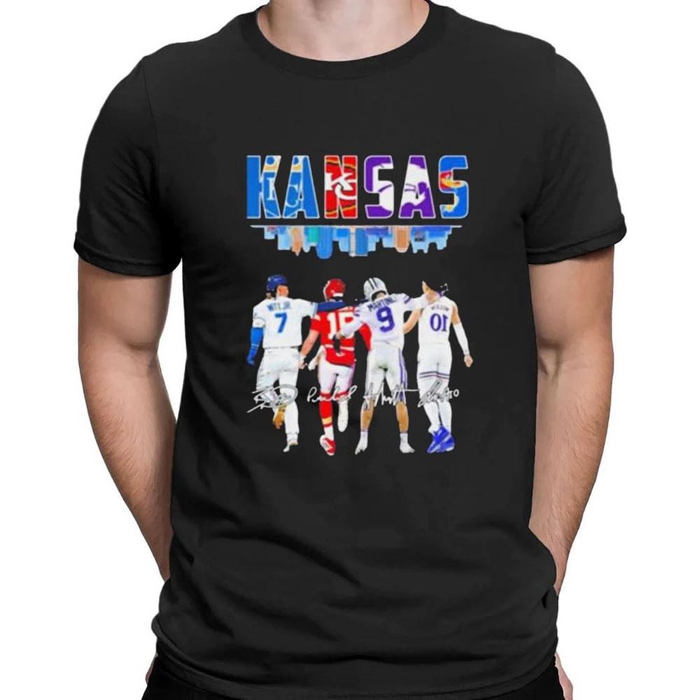 Kansas City Team Sports Player Signatures Shirt