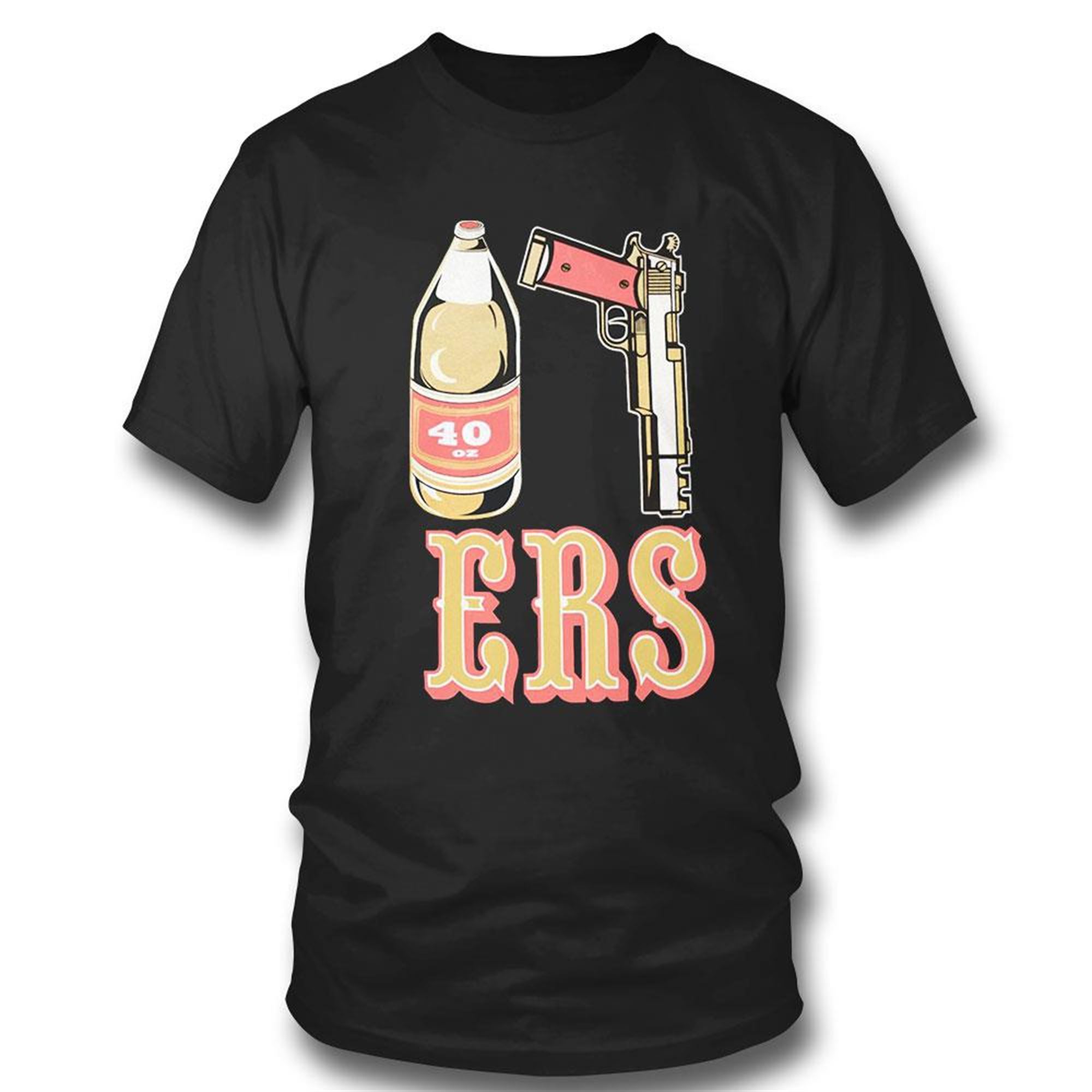 San Francisco 49ers 40oz Beer Guns 49ers shirt - Dalatshirt