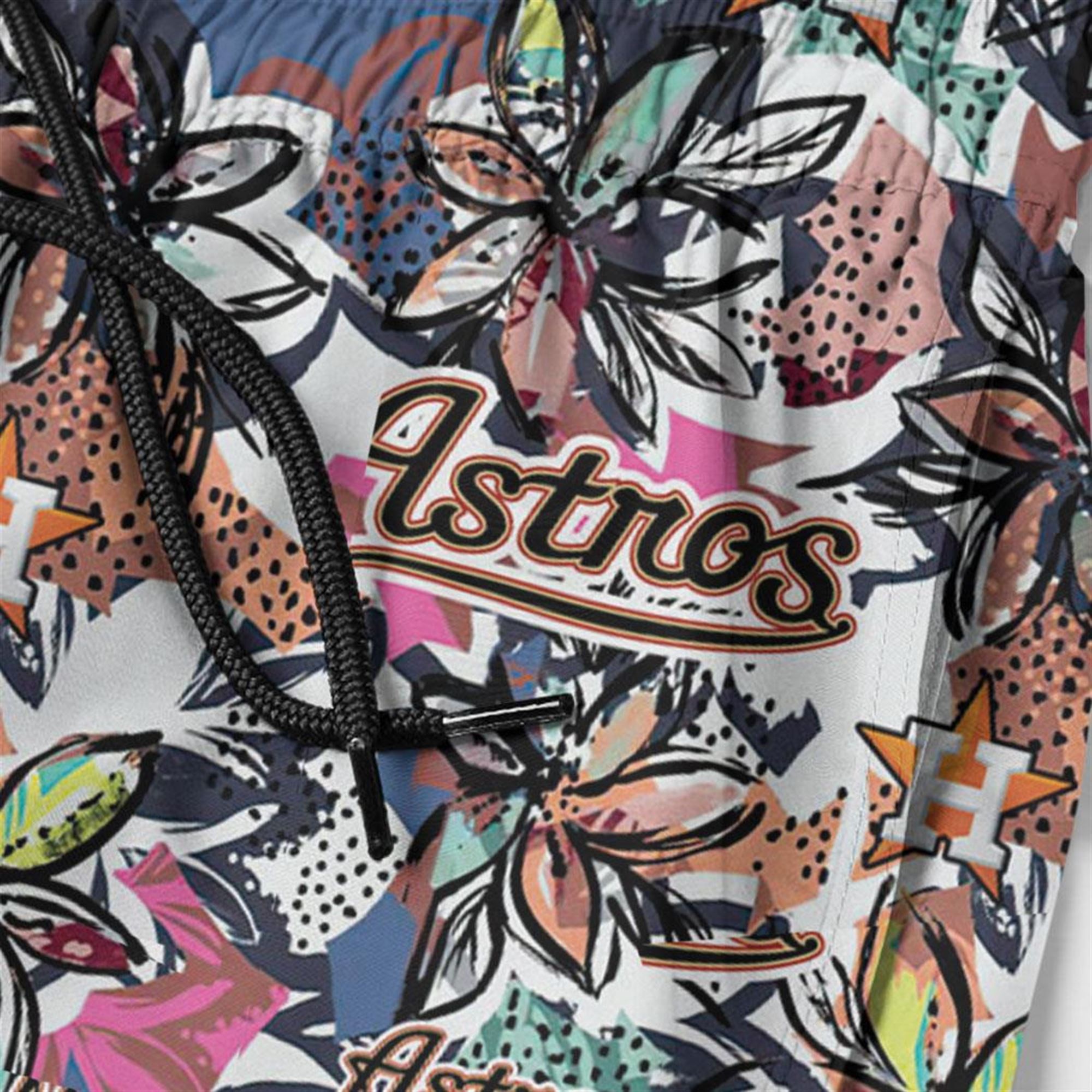 Houston Astros Floral Hawaiian Shirt