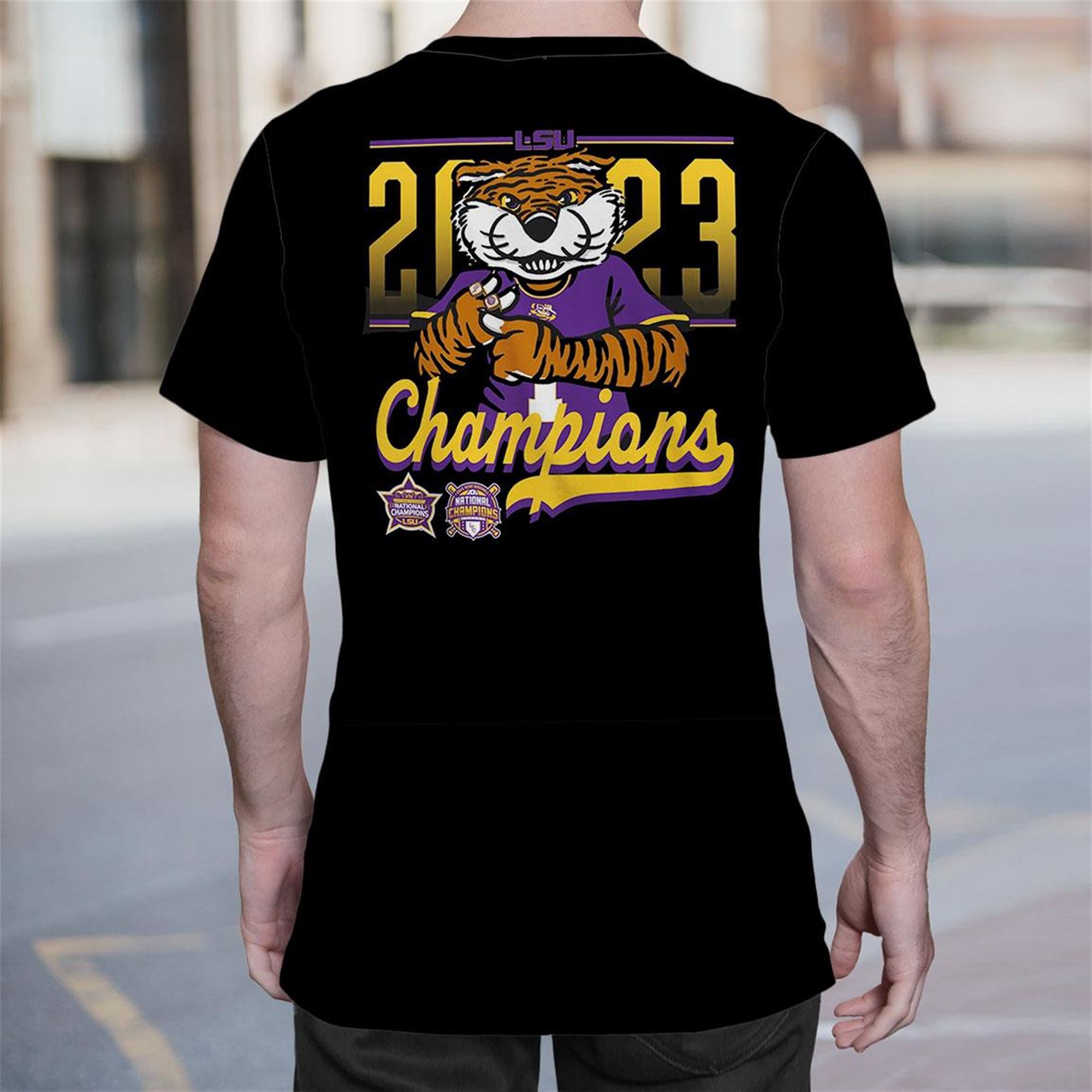 Tigers baseball championship jersey