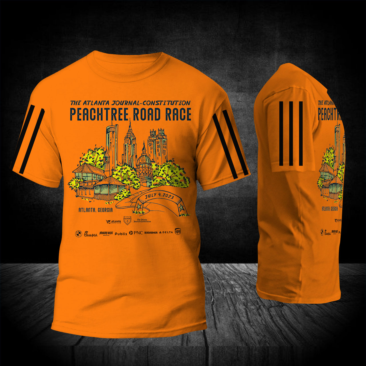 AJC Peachtree Road Race 2023 Shirt