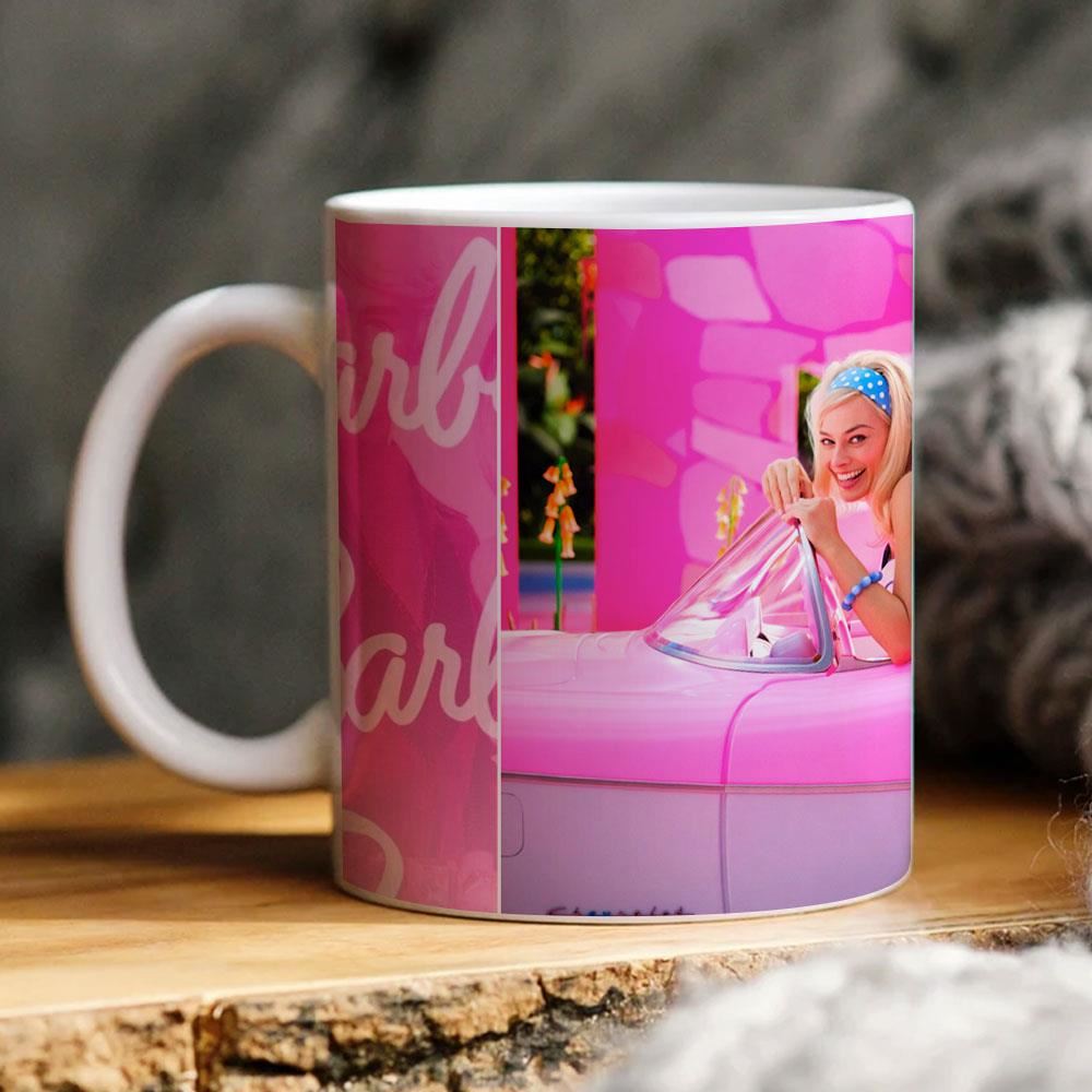 Barbie In A Car Barbie Movie Mug Custom Mugs