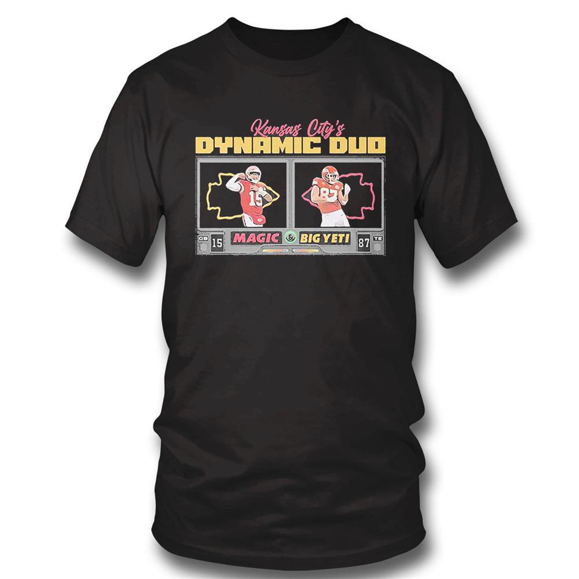 Kansas Citys Dynamic Duo Magic And Big Yeti T-shirt Hoodie