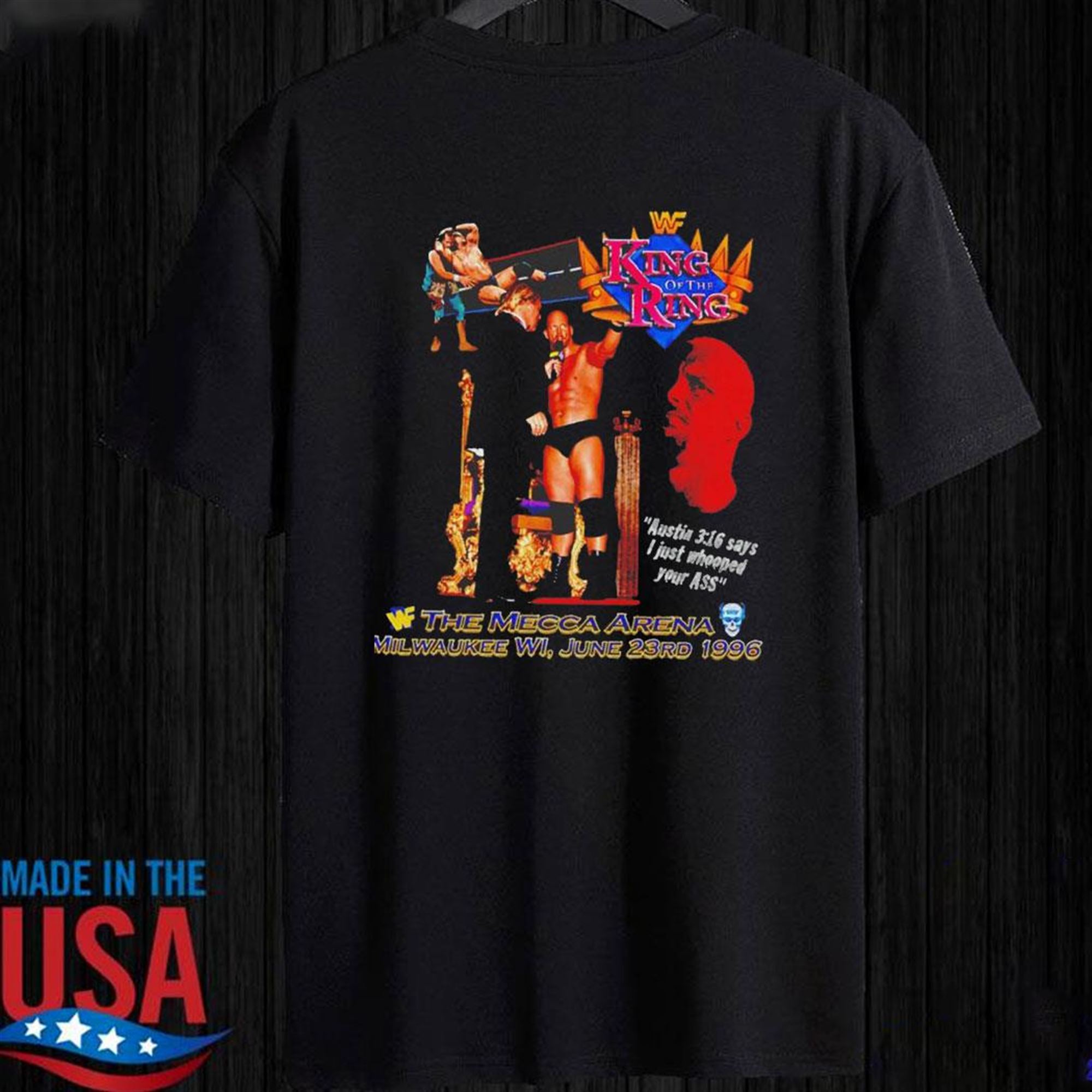 King Austin King Of The Ring The Mecca Arena Shirt T-shirt