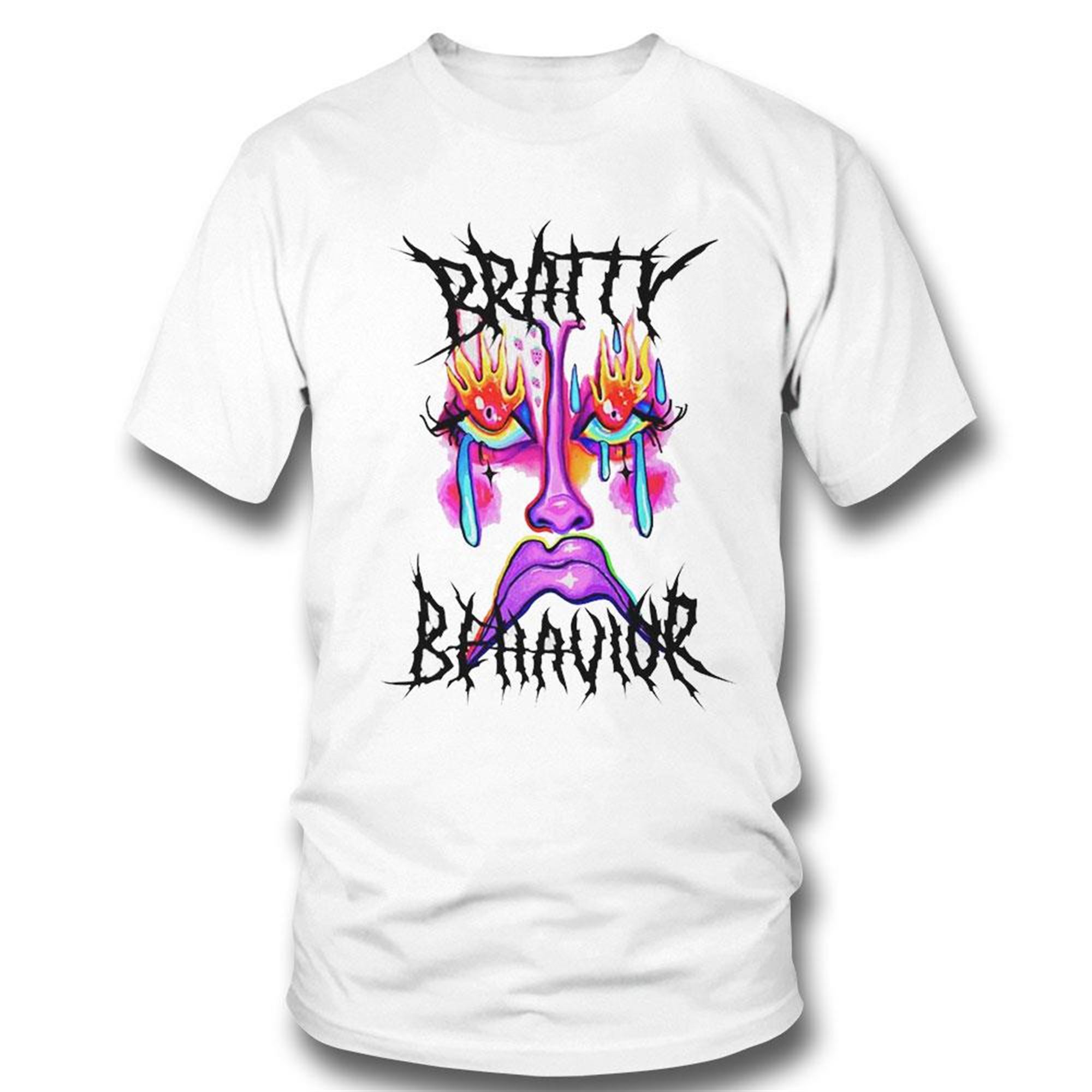 Official Bratty Behavior Face Art T-shirt