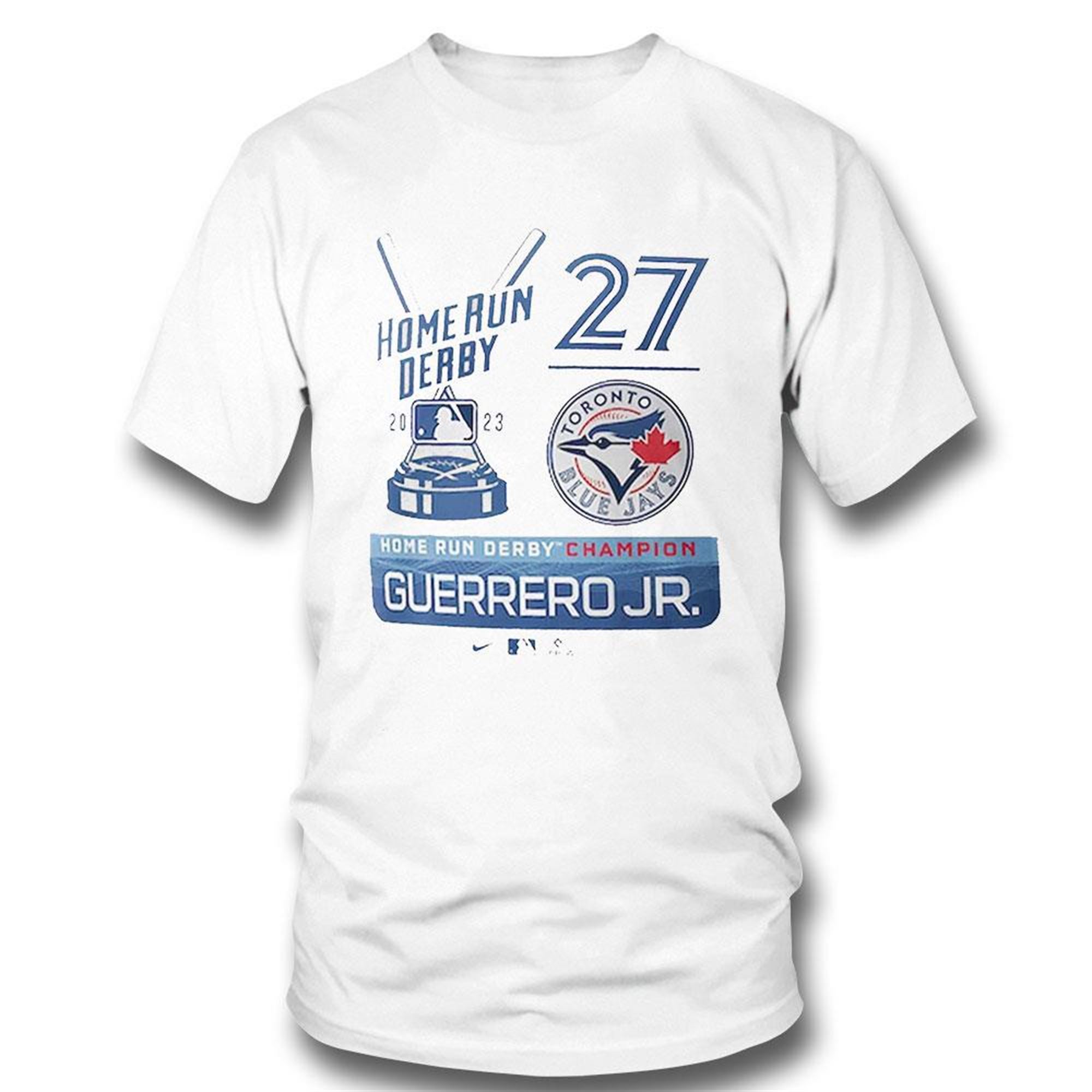 Official Vladimir Guerrero Jr Toronto Blue Jays 2023 Home Run Derby Champion T-shirt