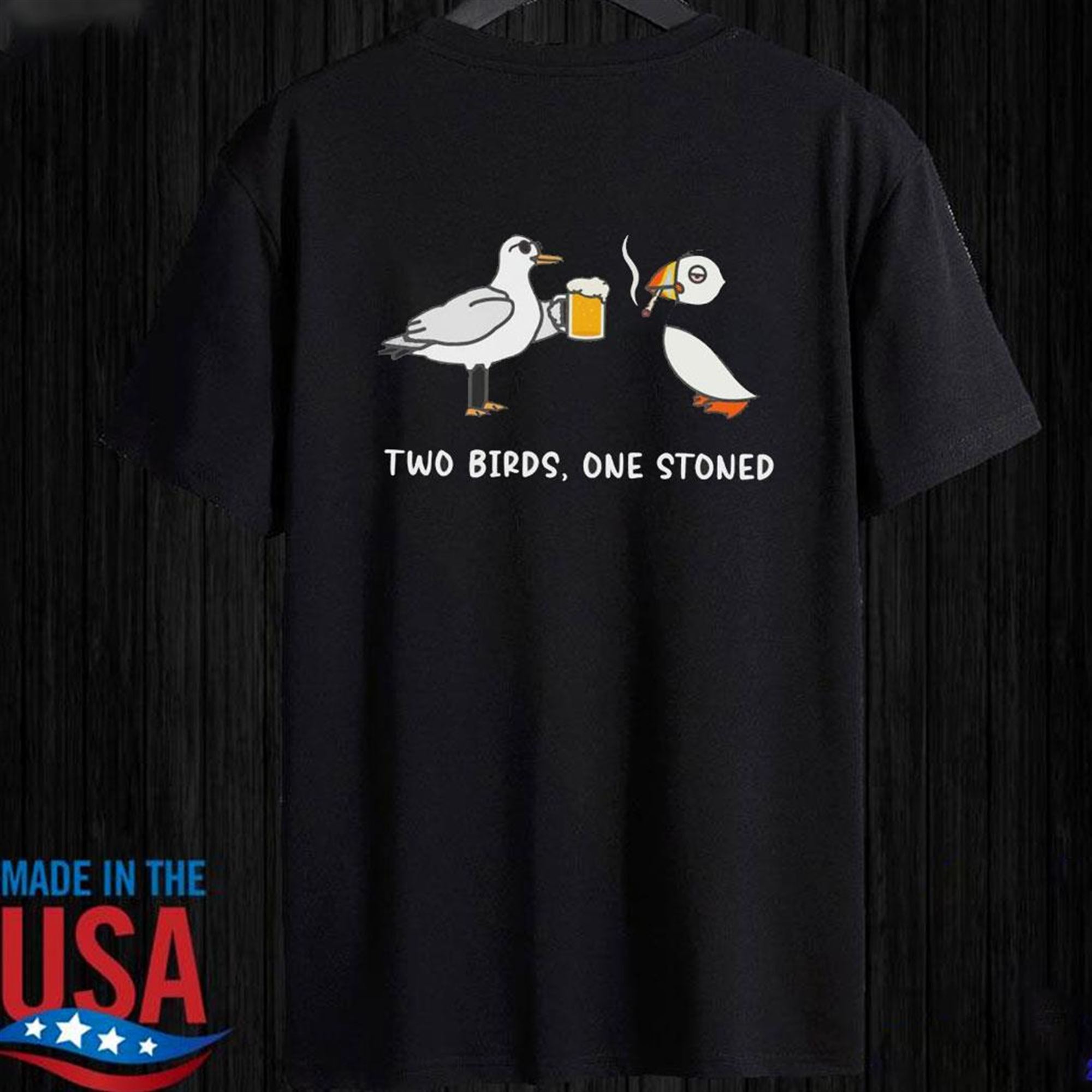 Two Birds One Stoned T-shirt