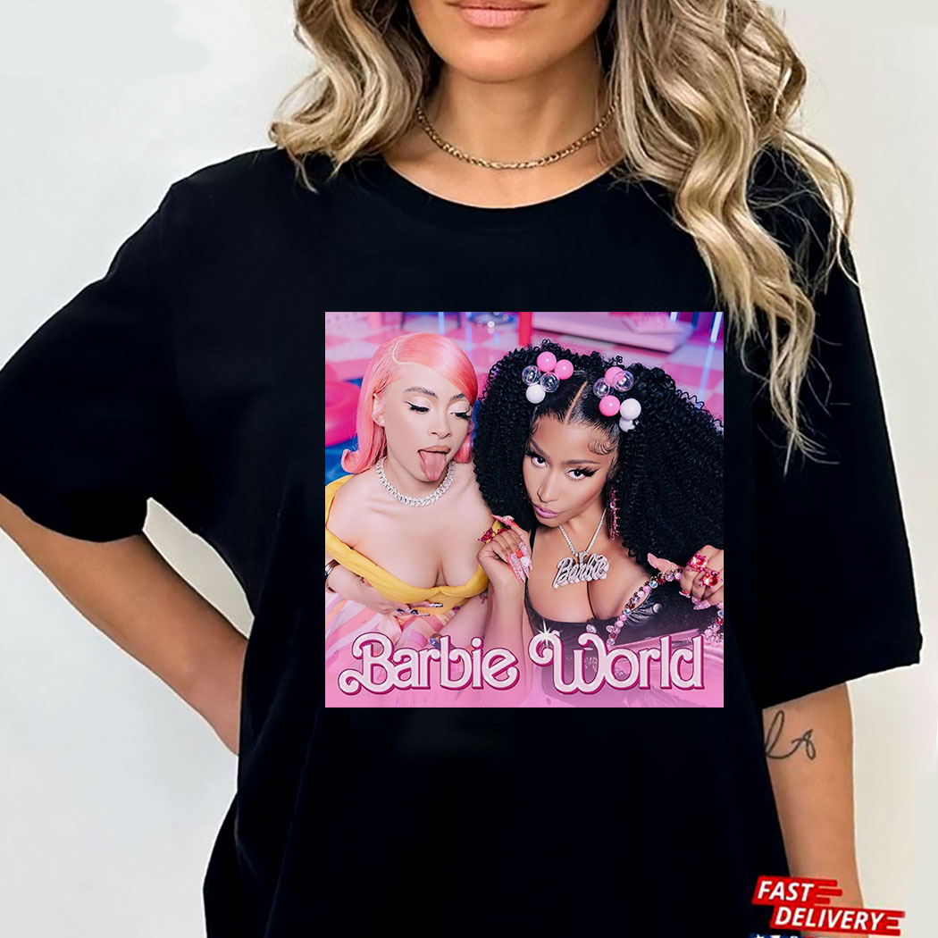 Barbie World Nicki Minaj Ice Spice Aqua Shirt