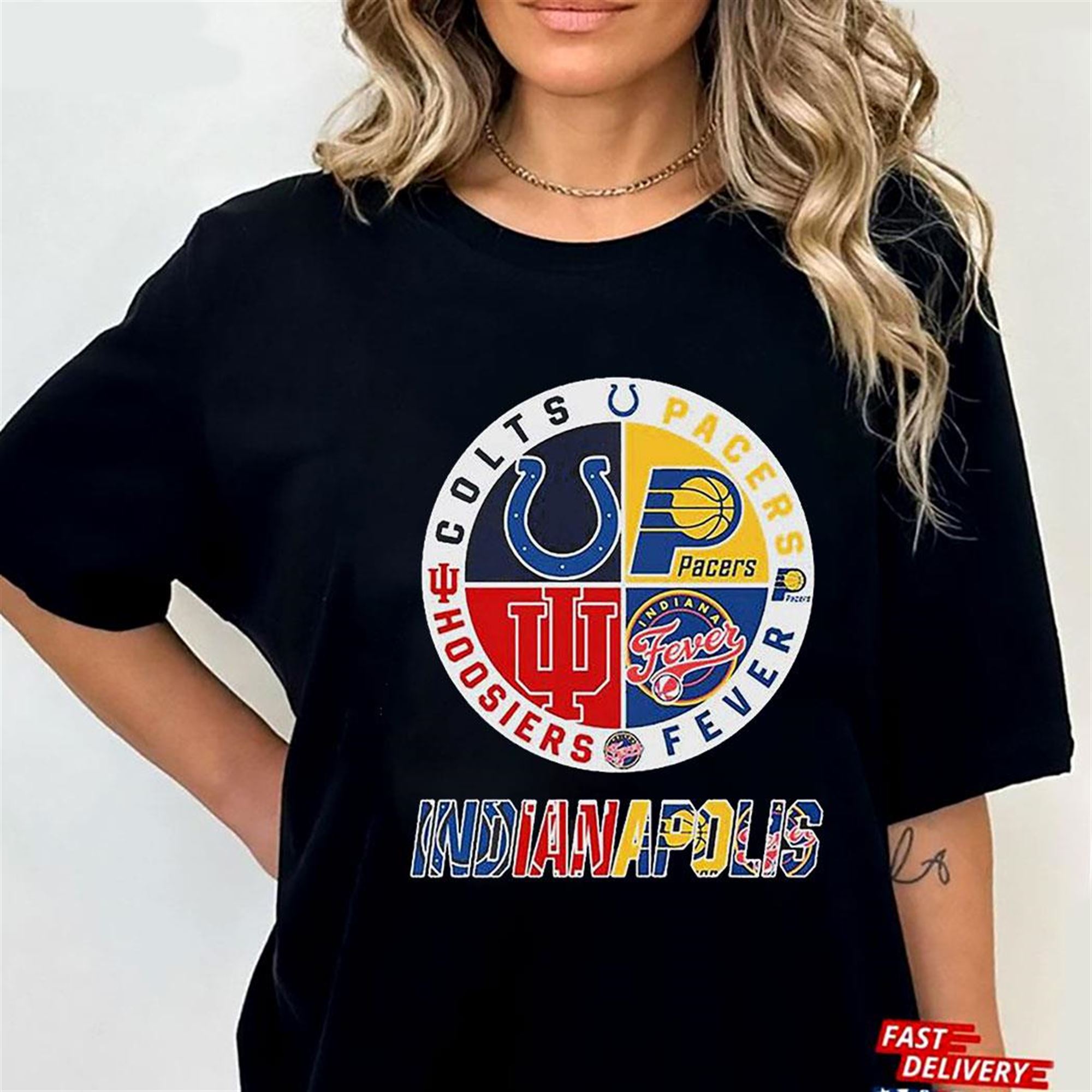 Indianapolis Colts Pacers Fever And Hoosiers Sports Teams T-shirt Hoodie