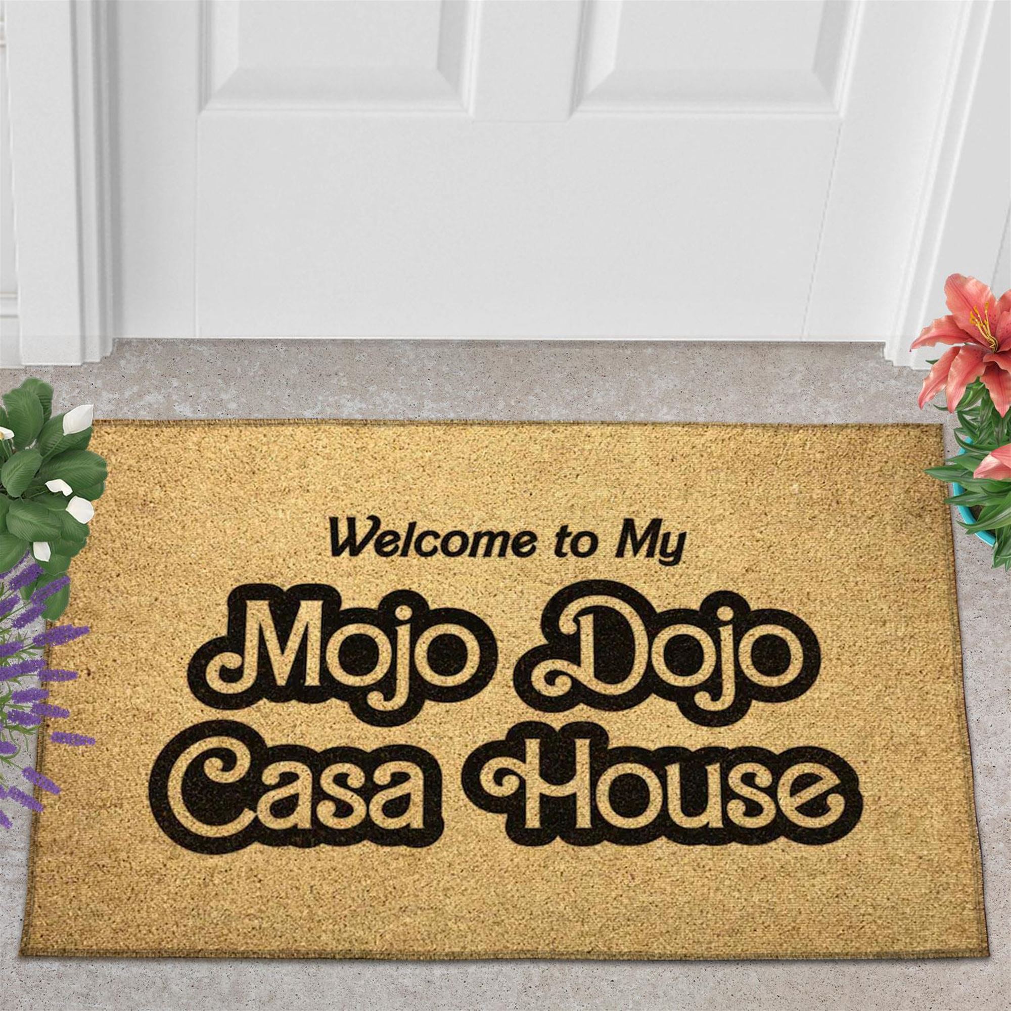 https://newagetee.com/wp-content/uploads/2023/07/2-mojo-dojo-casa-house-doormat-barbie.jpg