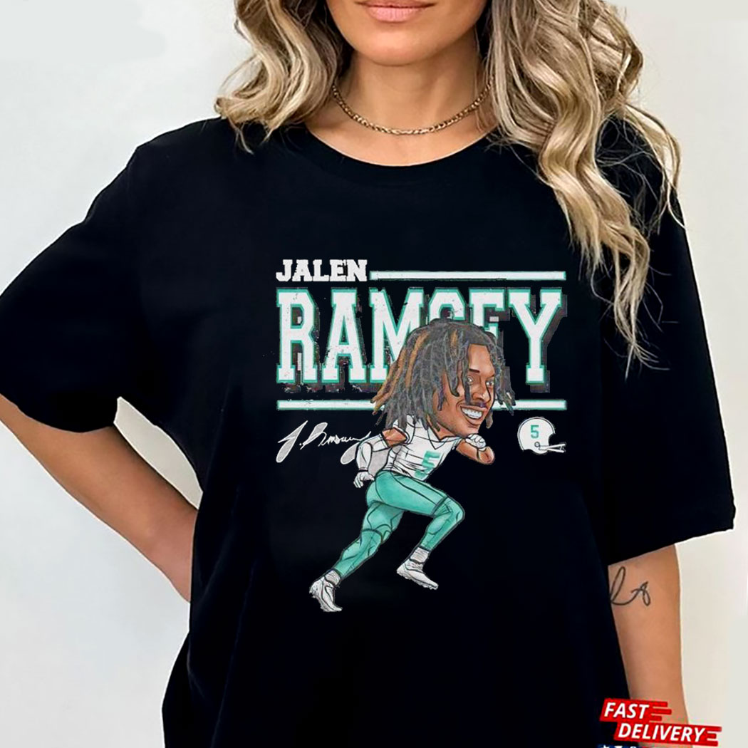 Official Jalen Ramsey Miami Cartoon Signature T-shirt Hoodie