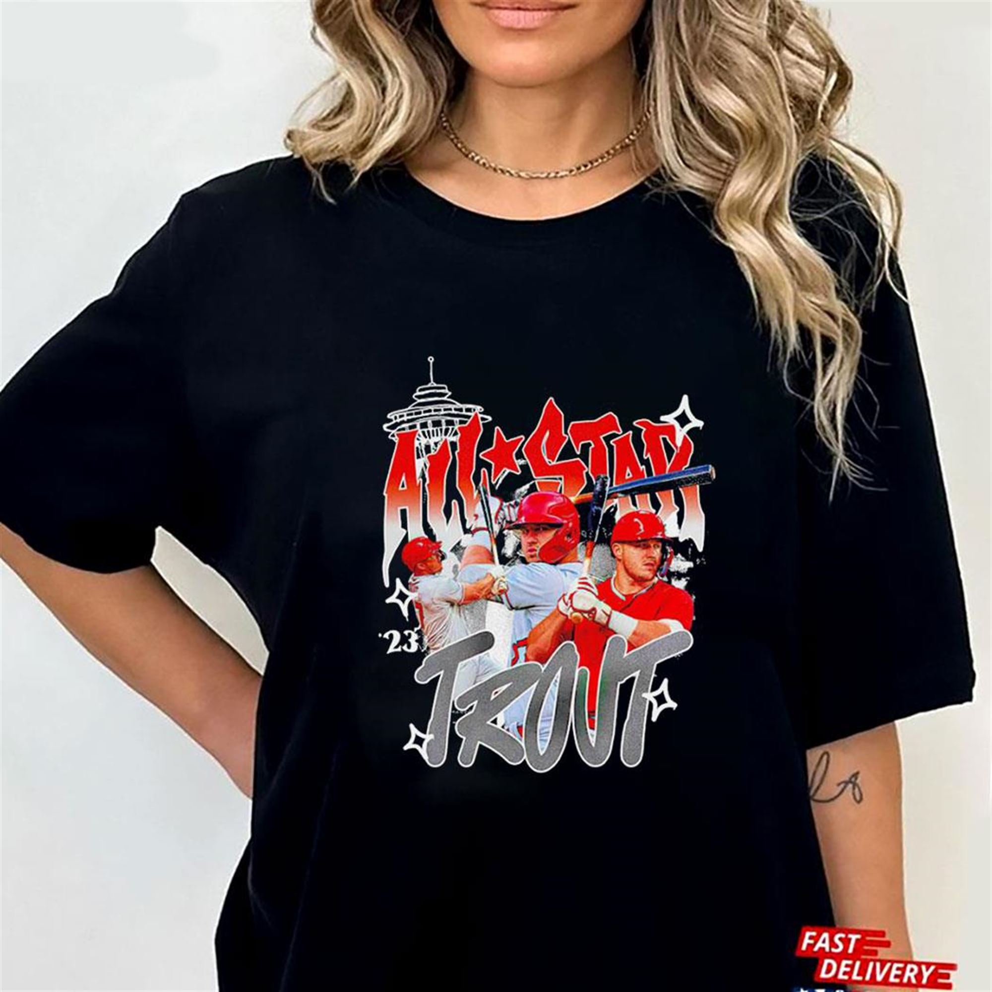 mike trout all star shirt