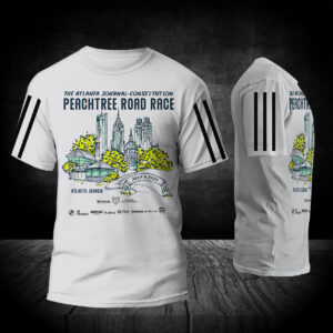 3 Official 2023 AJC Peachtree Road Race T shirt