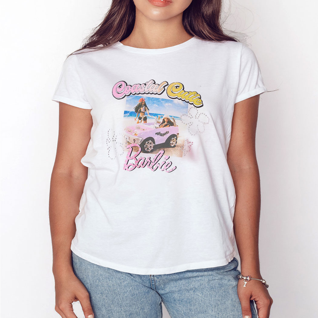 Coastal Cute Barbie Graphic Tee Shirt