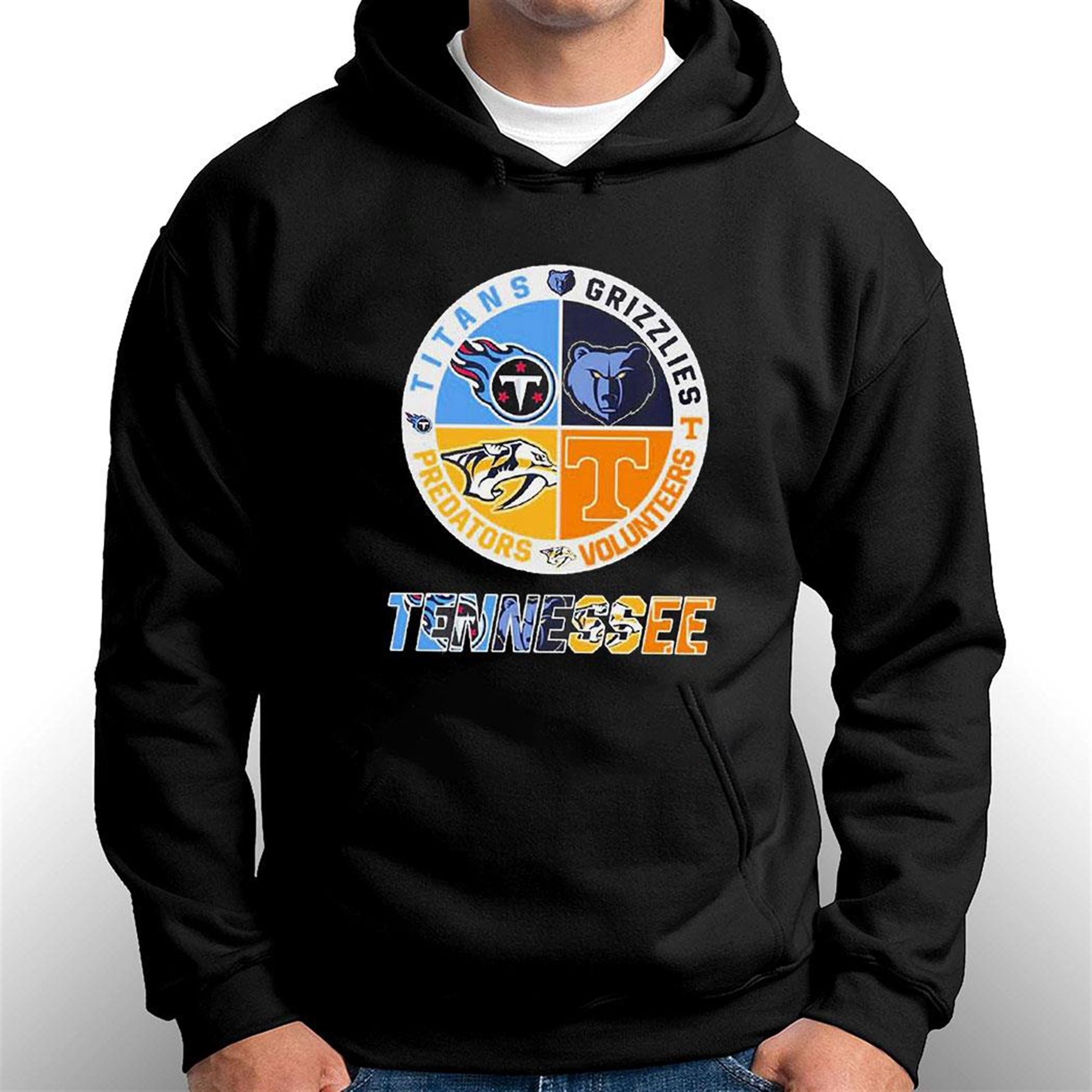 Tennessee Titans NFL US Flag Team 3D Hoodie - T-shirts Low Price