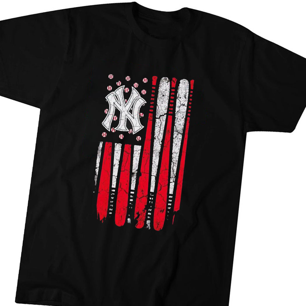 New York Yankees American Flag T-shirt Hoodie