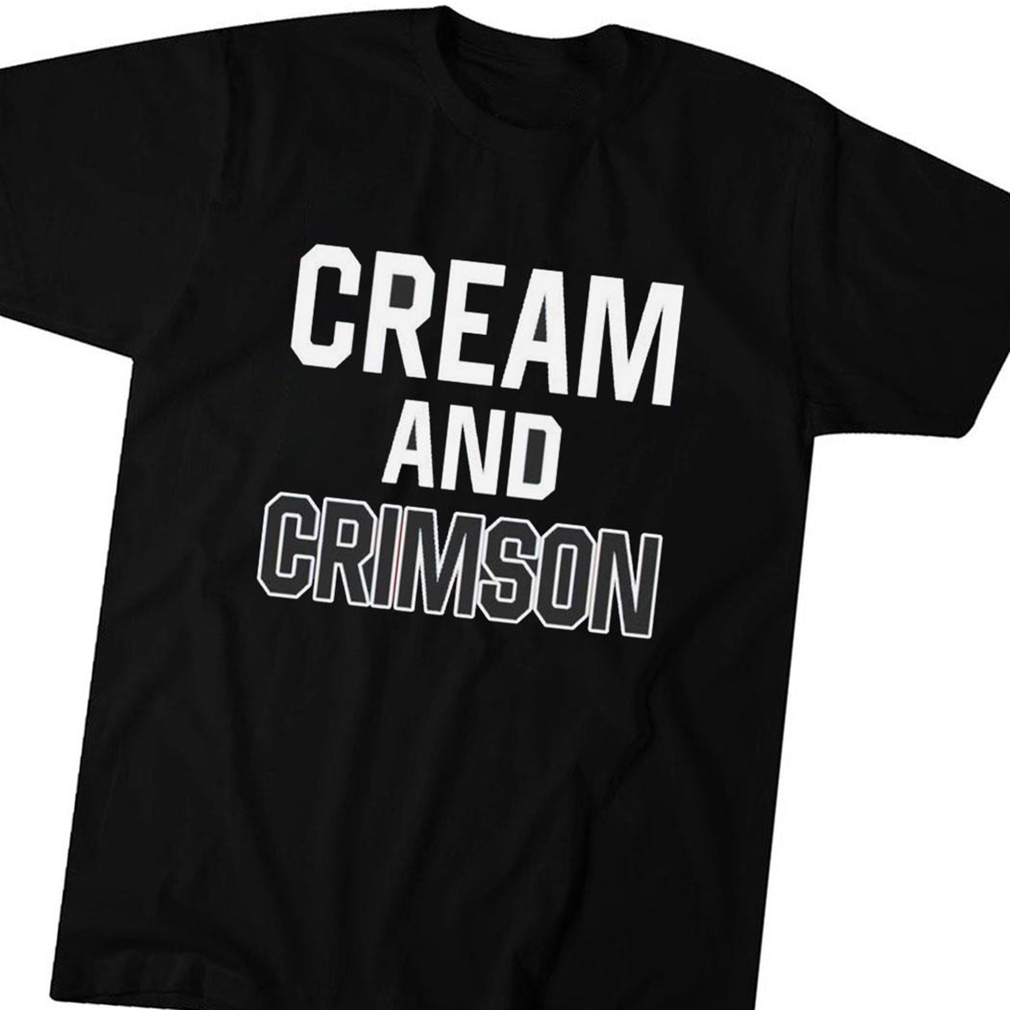 Nick Mayerik Cream And Crimson T-shirt