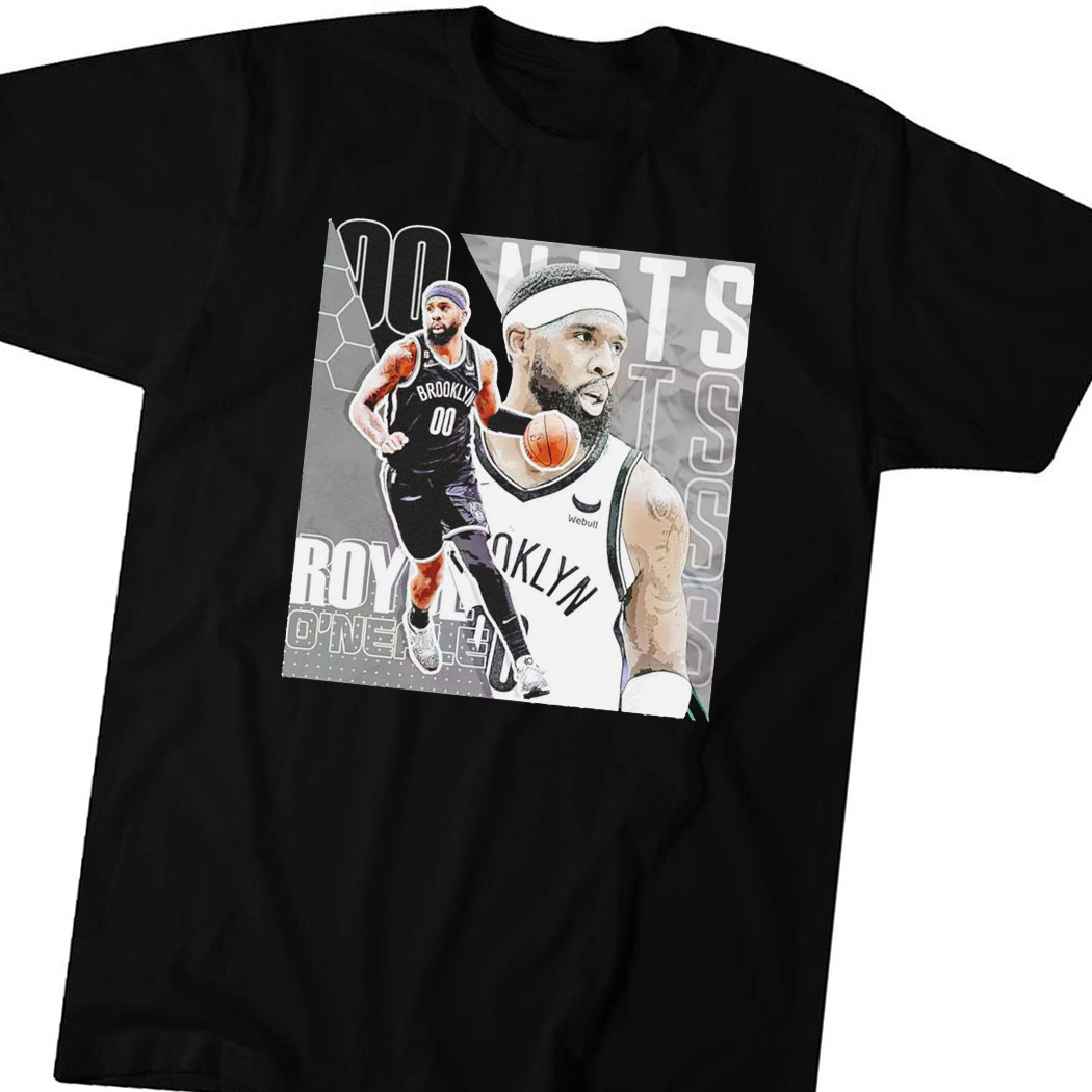 Official Royce Oneale 00 Brooklyn Nets Basketball Player Shirt Ladies Tee