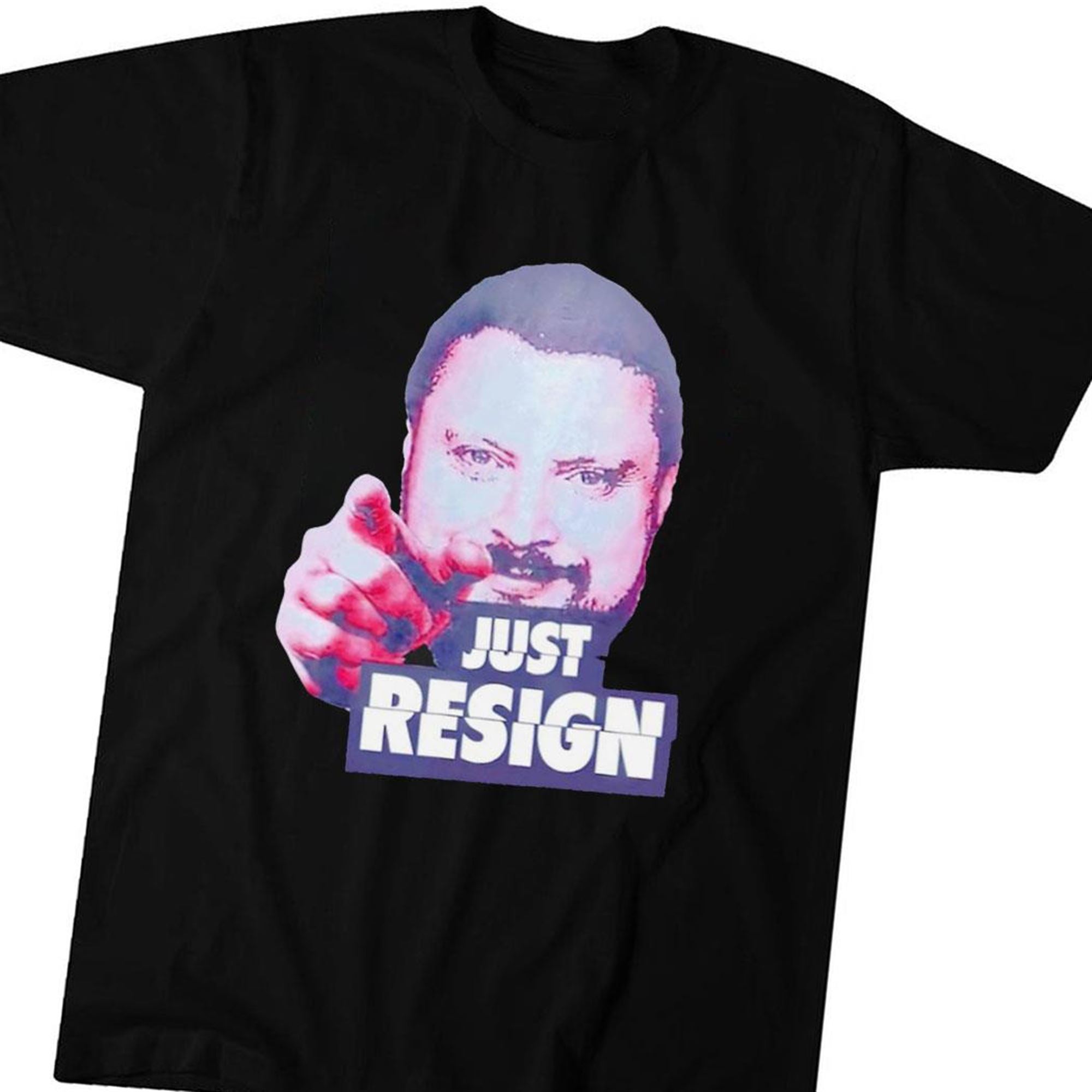 Simon Williams Just Resign Shirt Ladies Tee