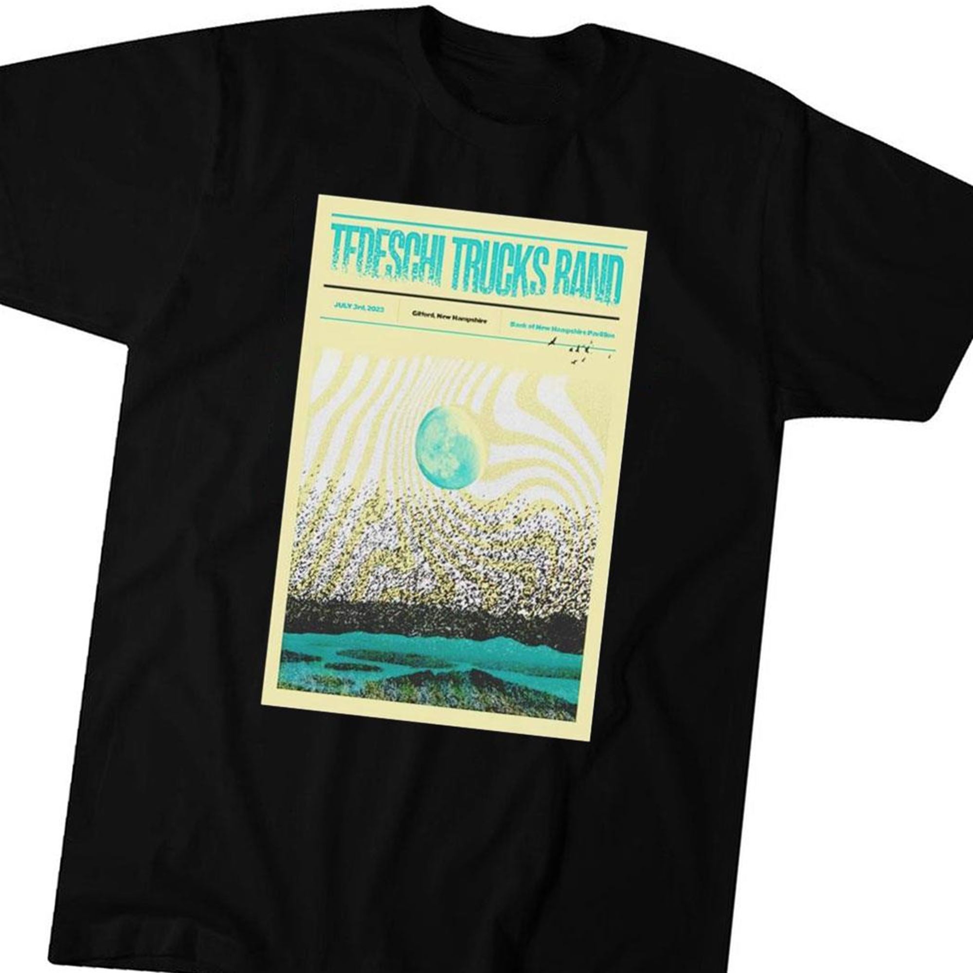 Tedeschi Trucks Band July 3 2023 Bank Of New Hampshire Pavilion Poster T-shirt