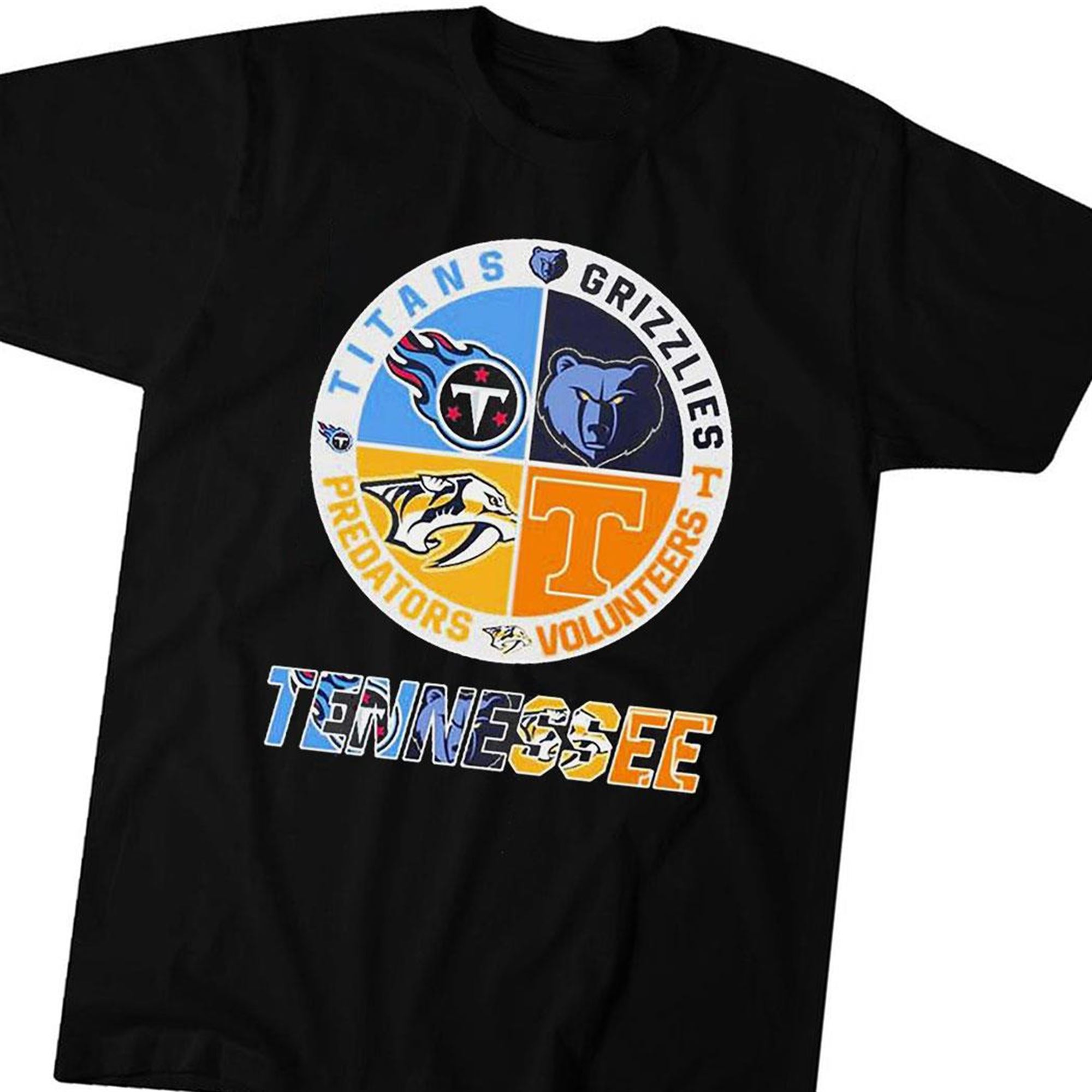 Tennessee Titans Grizzlies Volunteers And Predators Sports Teams T-shirt Hoodie