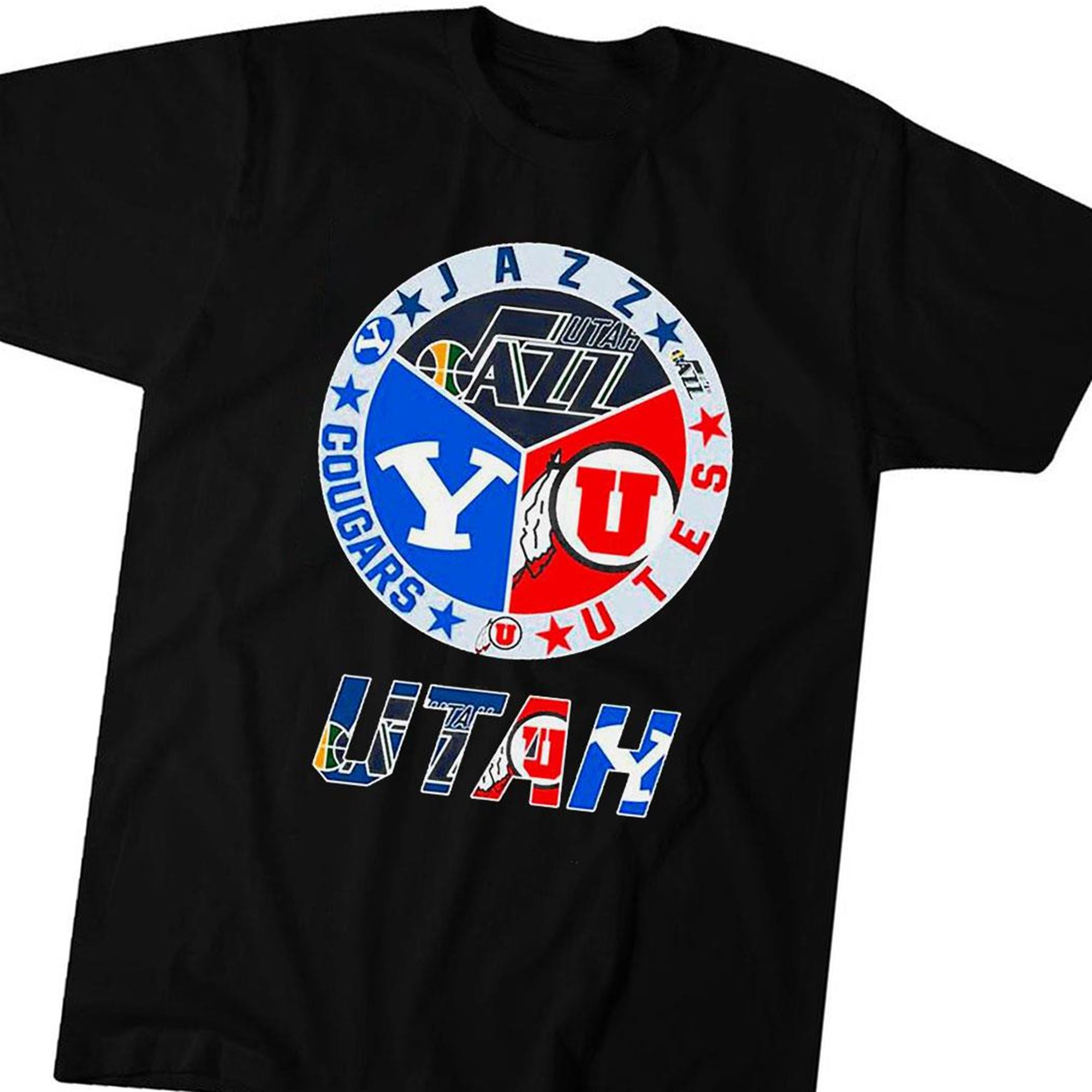 Utah Jazz Utes And Cougars Sports Teams T-shirt Hoodie