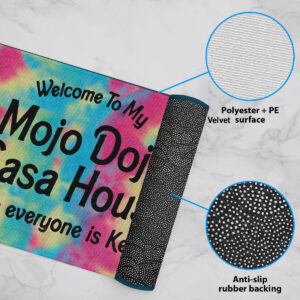 6 Kenough Welcome To My Mojo Dojo Casa House Doormat Where Everyone Is Kenough
