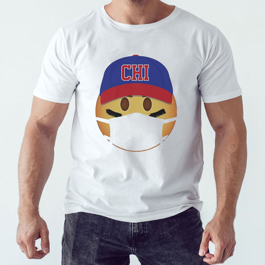 Baseball Maskmoji Tri Blend Tee Shirt Hoodie