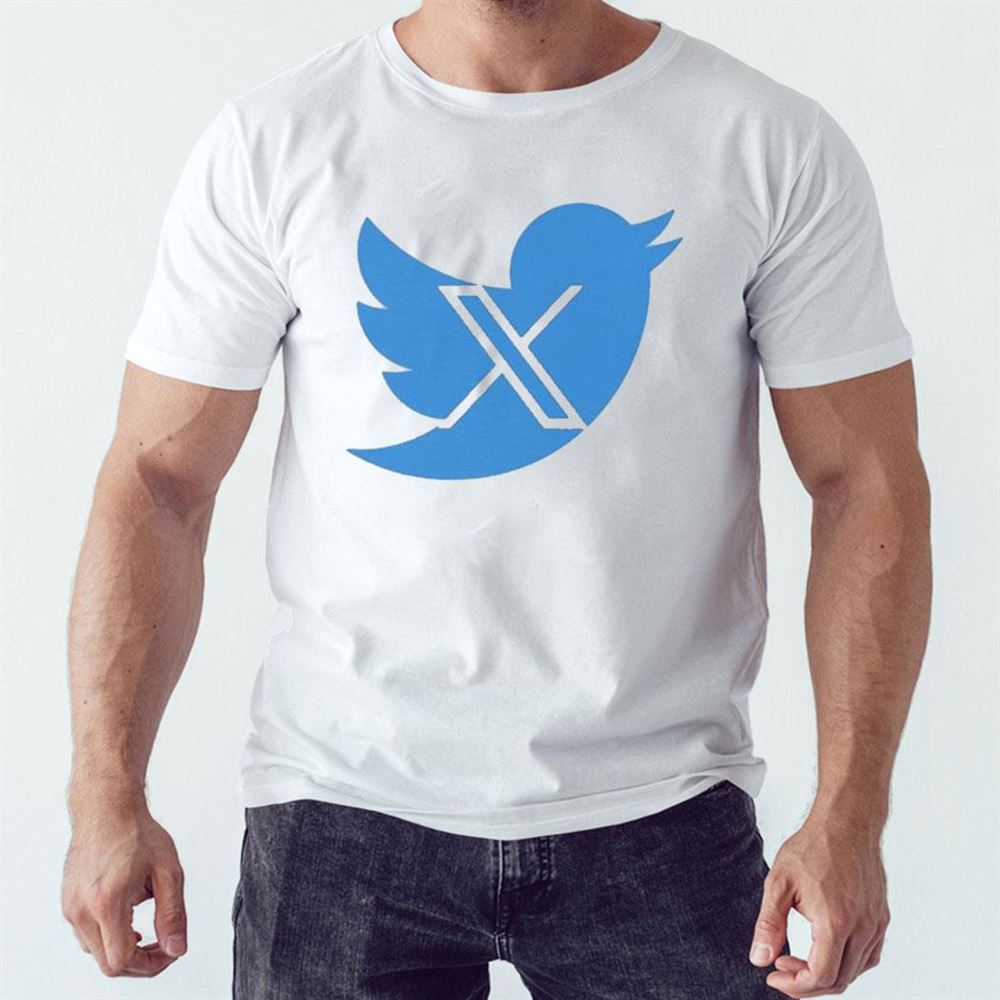 New Twitter Logo X Shirt Hoodie Sweatshirt