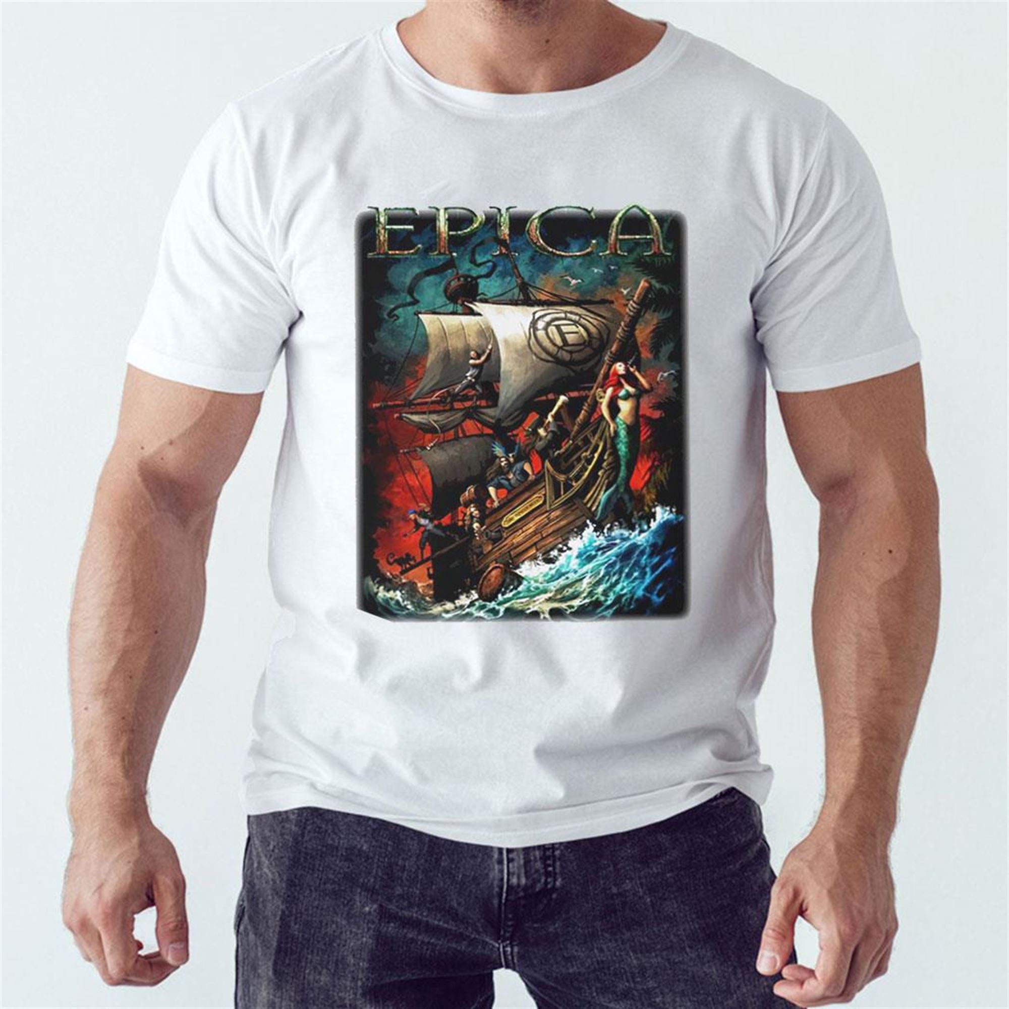 Official 70000tons Epica Pirates Of The Caribbean Artwork T-shirt