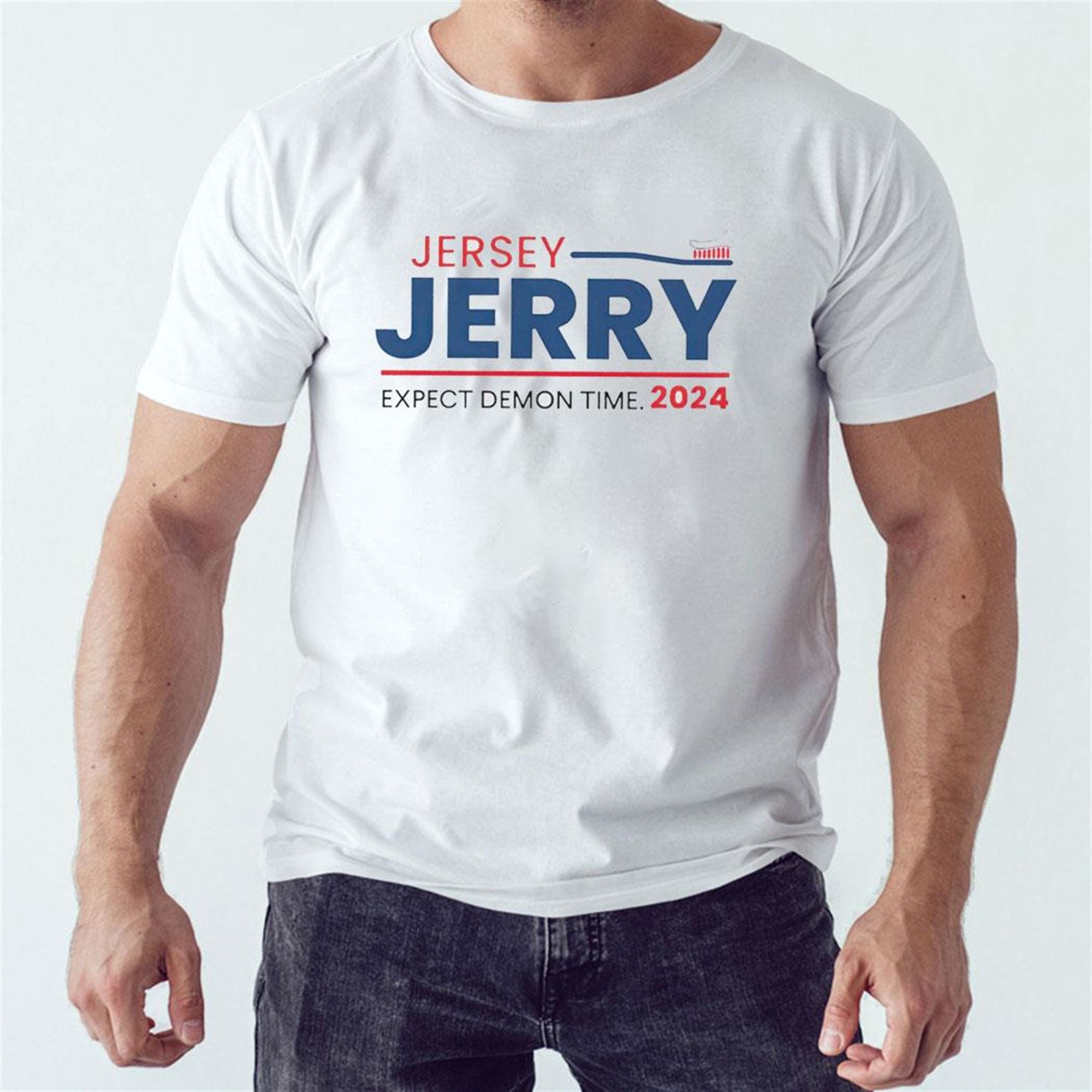 Official Jersey Jerry Expect Demon Time 2024 T-shirt