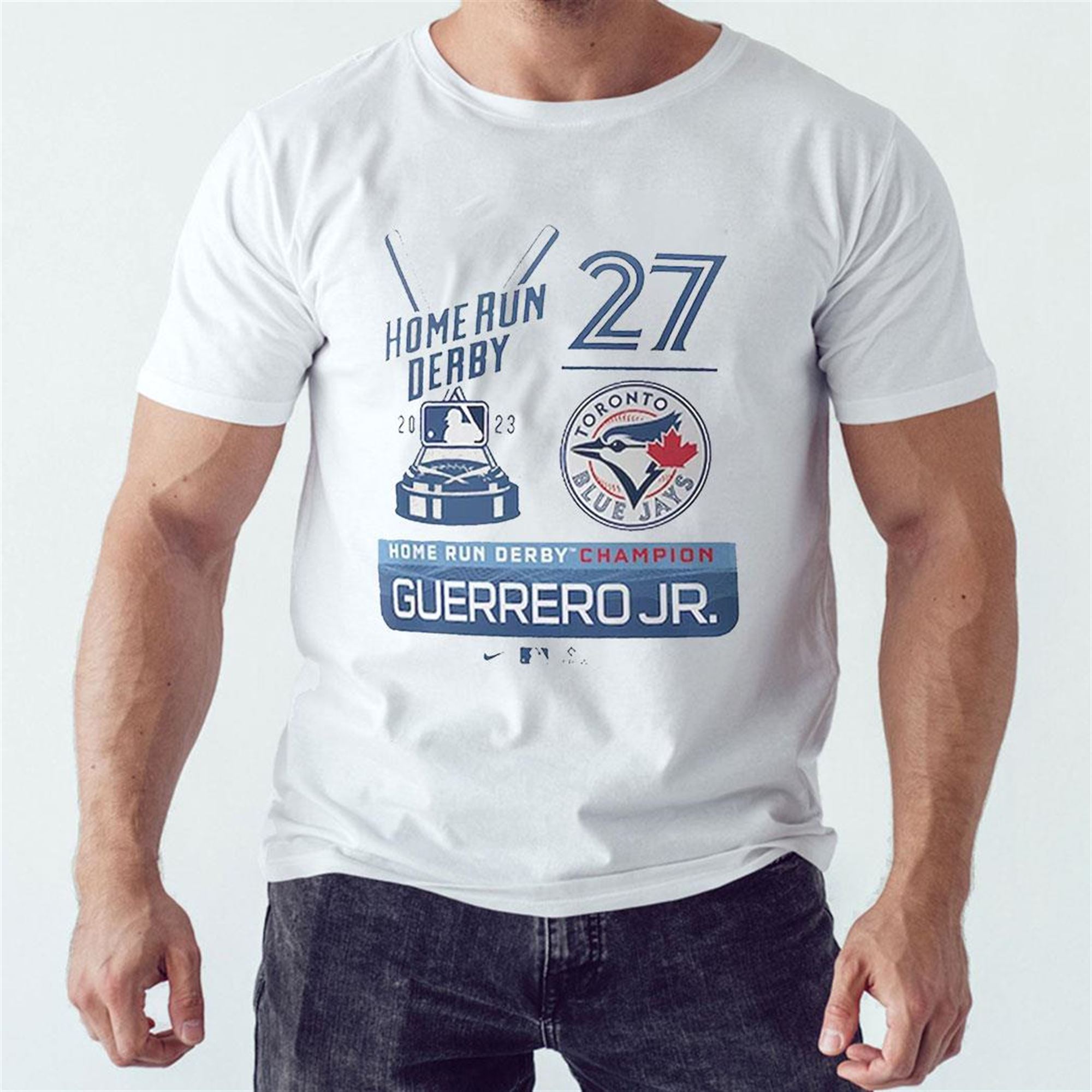 Official Vladimir Guerrero Jr Toronto Blue Jays 2023 Home Run Derby Champion T-shirt
