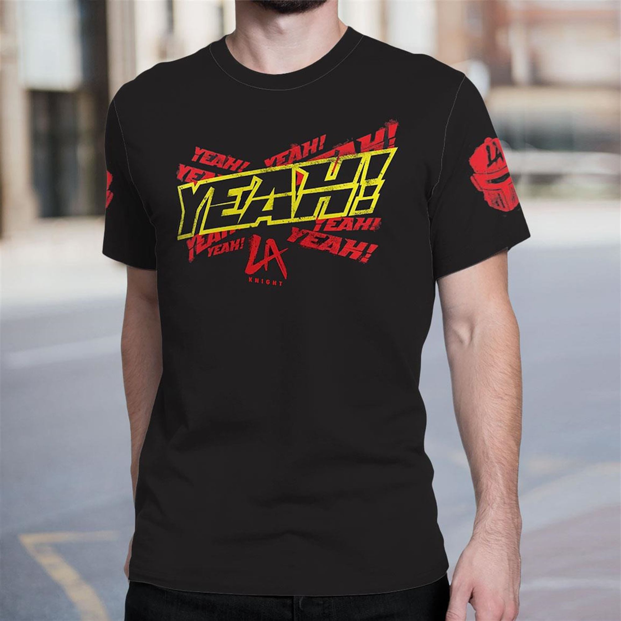 Men's Fanatics Branded Black La Knight Logo T-Shirt Size: 3XL