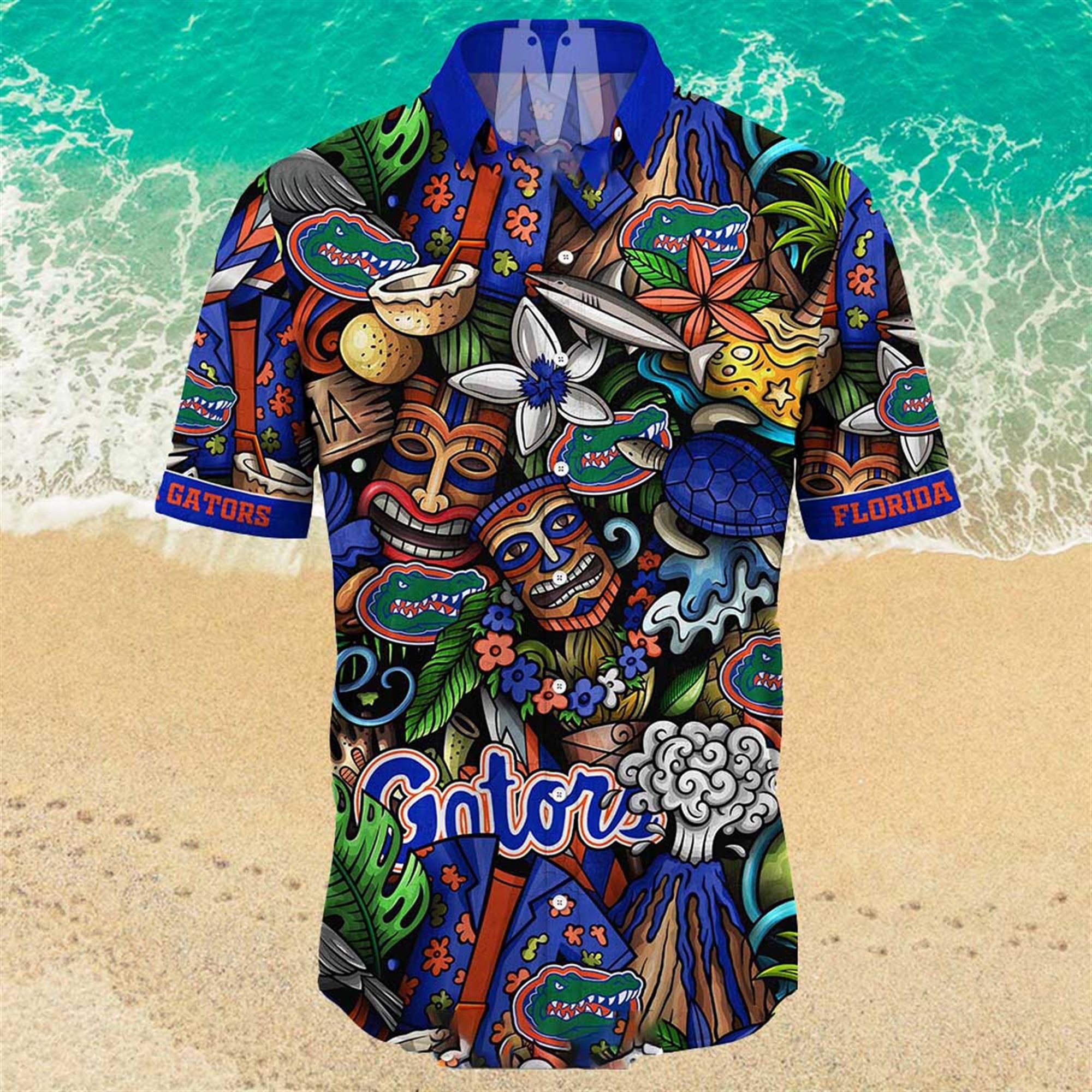 Florida Gators Ncaa Mens Floral Special Design Hawaiian Shirt