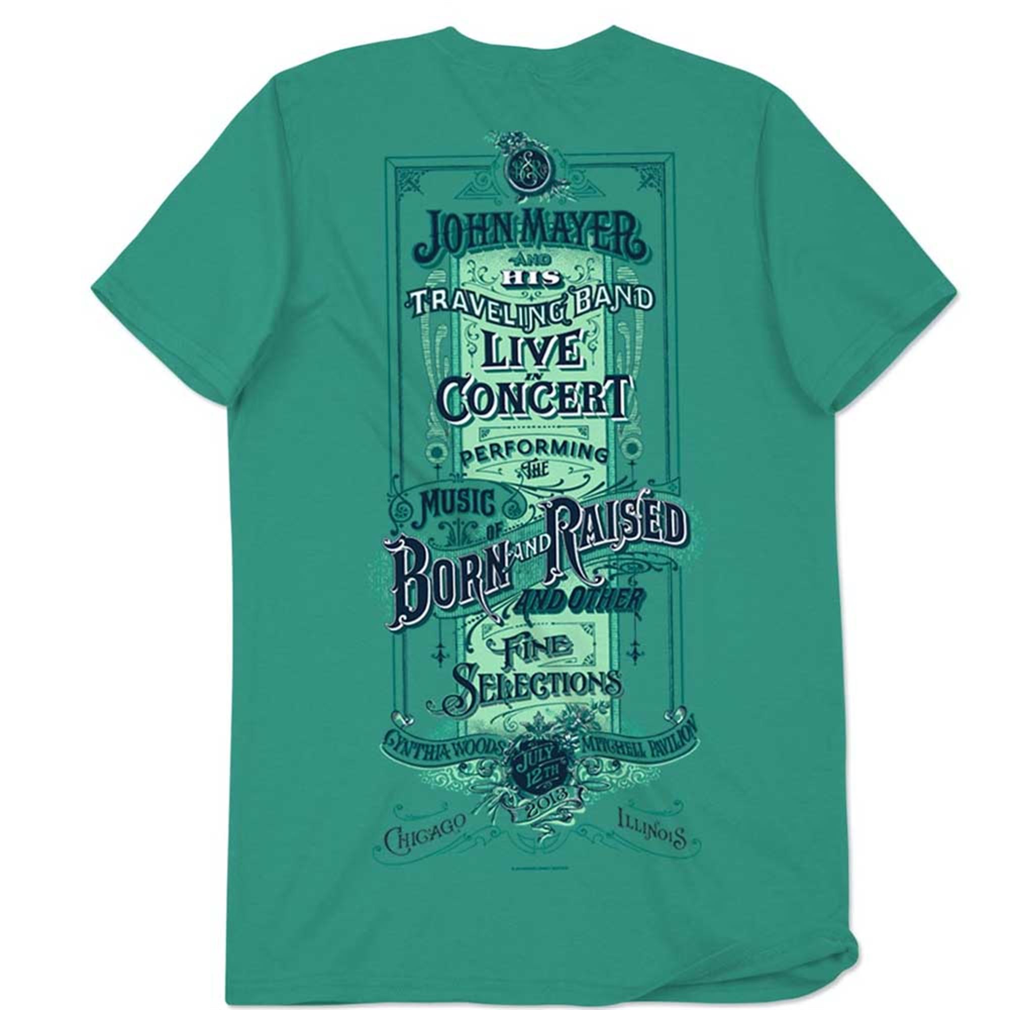 John Mayer And His Traveling Band Live Concert T-shirt