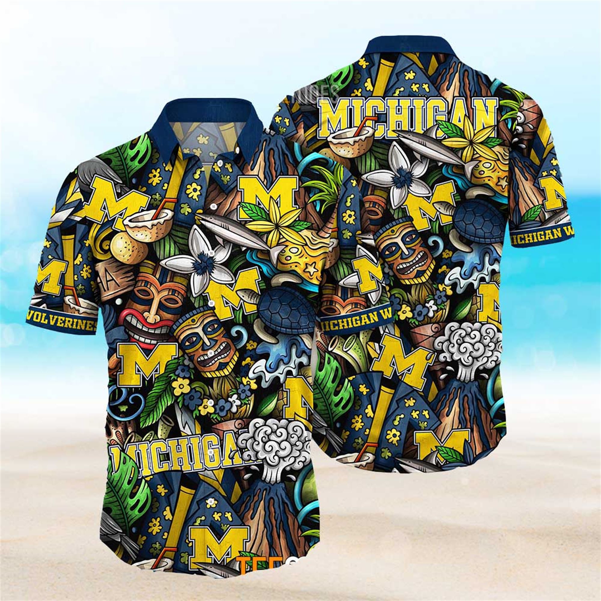 NCAA Michigan State Spartans Flower Cheap Hawaiian Shirt 3D Shirt, Michigan  State Spartans Football Gifts - T-shirts Low Price