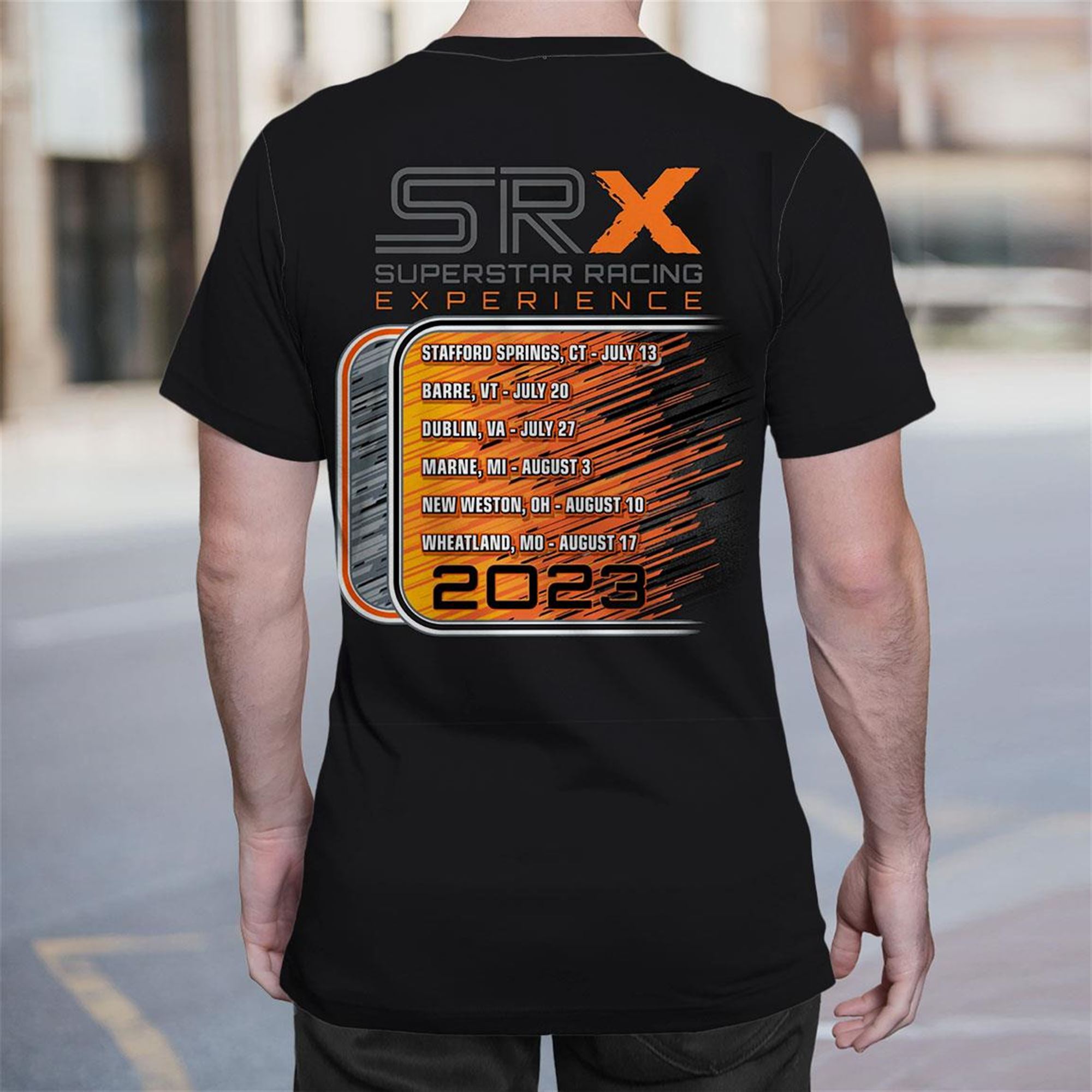 Schedule Srx Superstar Racing Experience Srx Rancingshop Tee Shirt