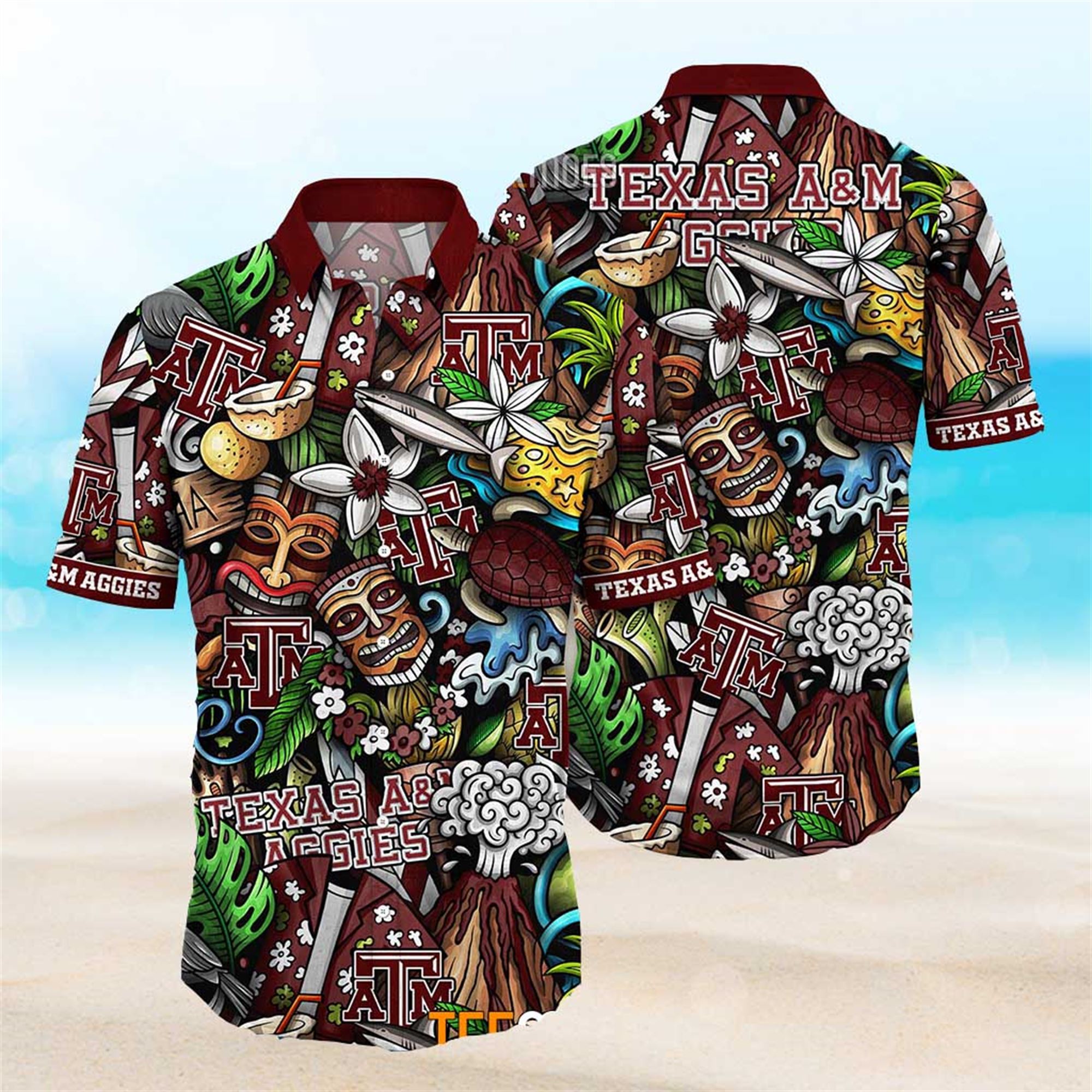 NEW Ucf Knights Ncaa Mens Floral Button Up Hawaiian Shirt