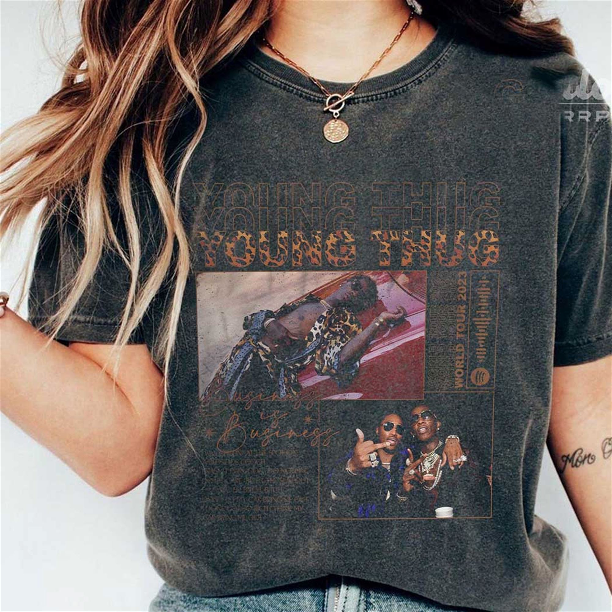 Young Thug Music Shirt Y2k 90s Merch Vintage Album Business Shirt