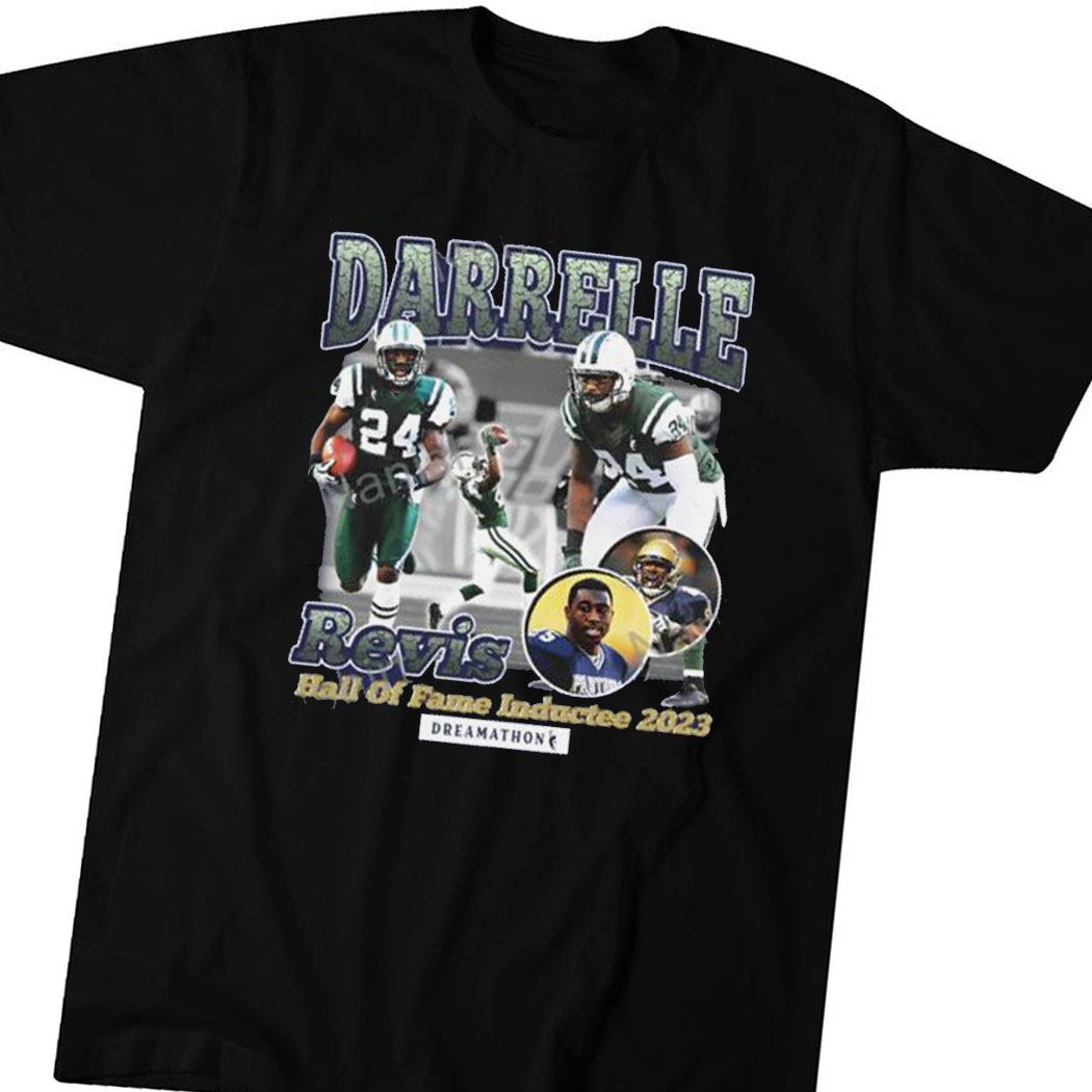 Official Dreamathon Merch Darrelle Revis Hall Of Fame Inductee