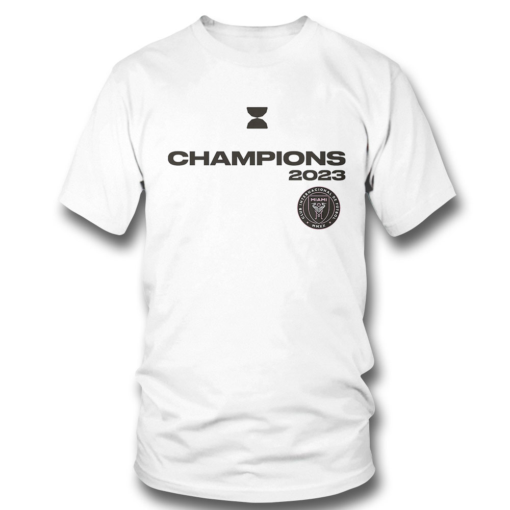 Official Inter miamI mls leagues cup champions 2023 T-shirt