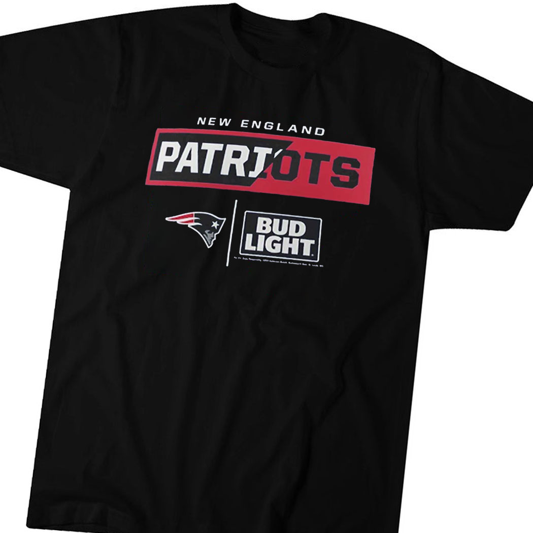 New England Patriots Nfl X Bud Light T-shirt